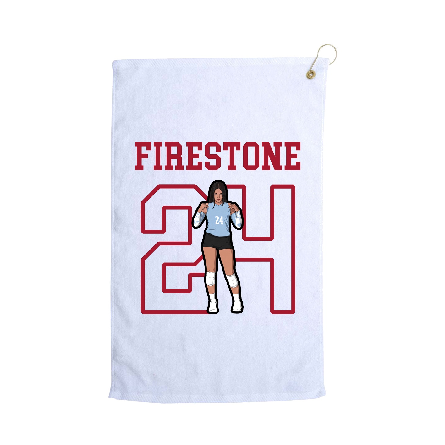 Golf Towel — Shirsey in White