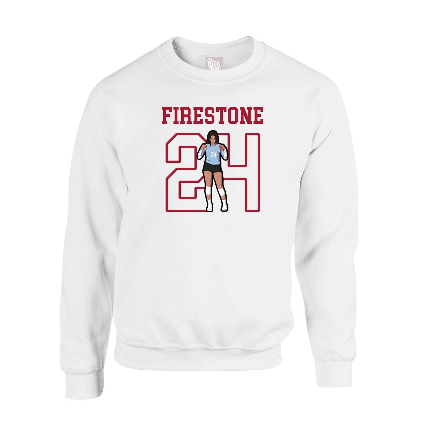 Fleece Crew — Shirsey in White