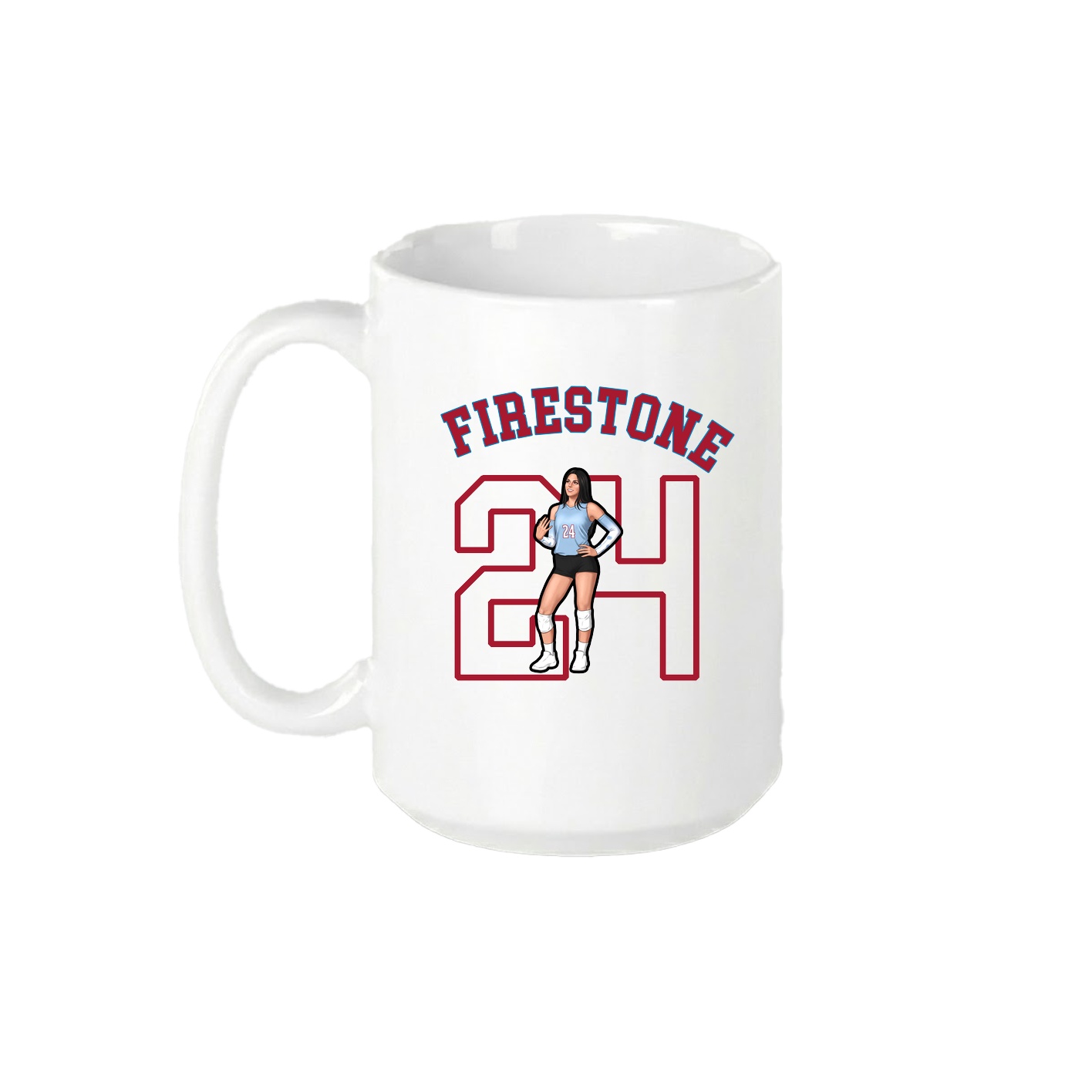 15oz Coffee Mug — Shirsey Arch in White