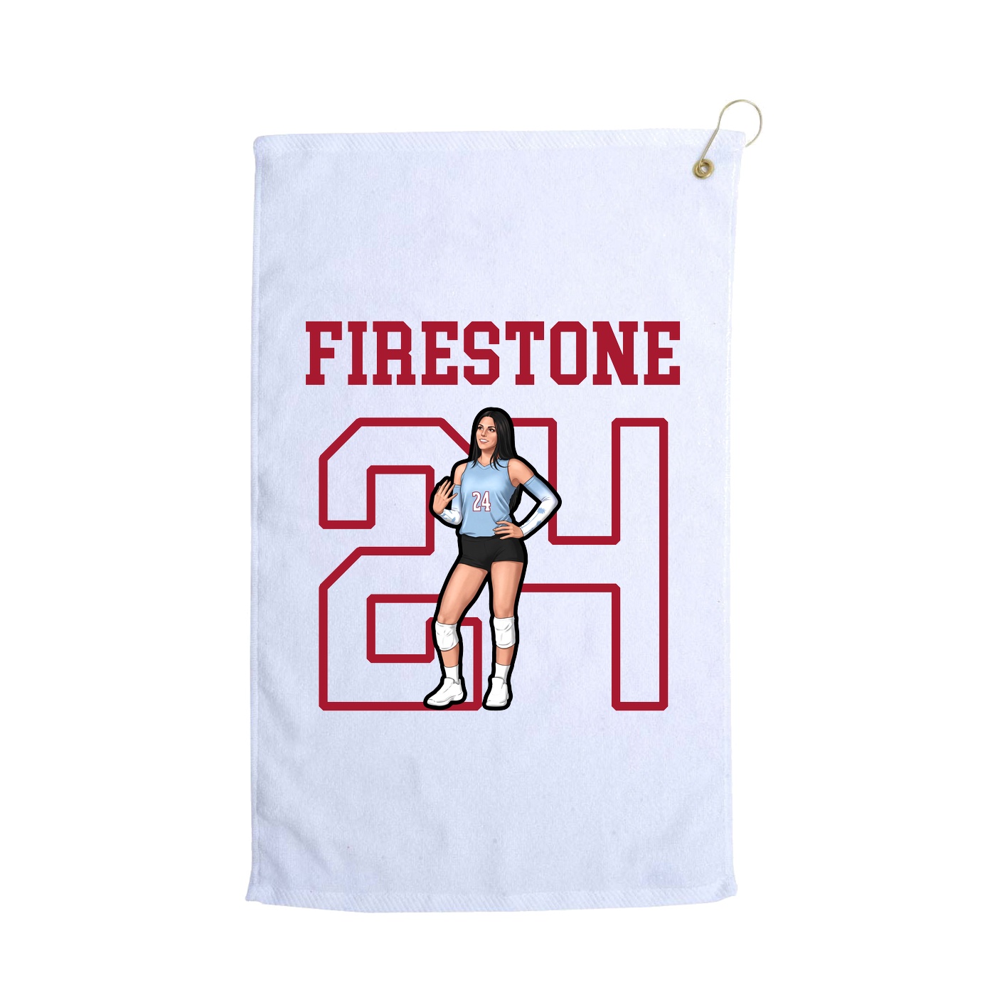 Golf Towel — Shirsey in White