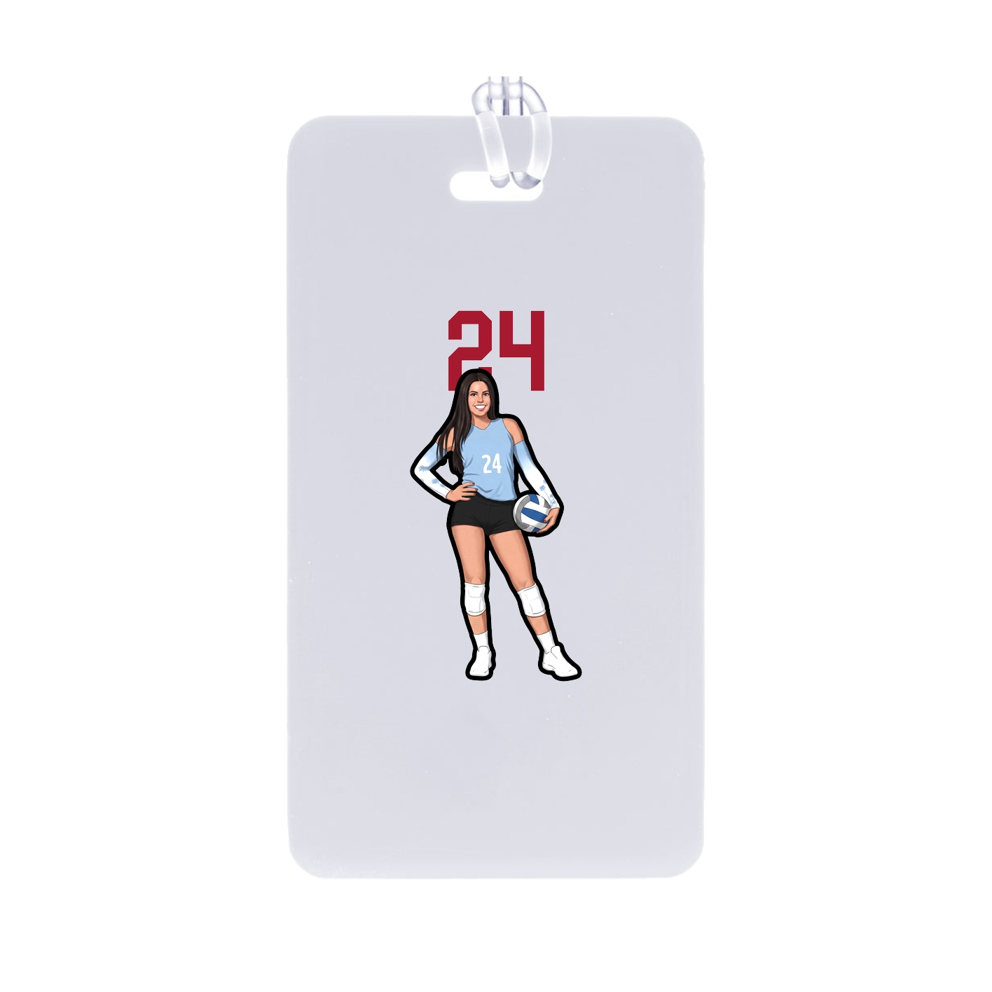 Bag Tag — Number Top in Classic