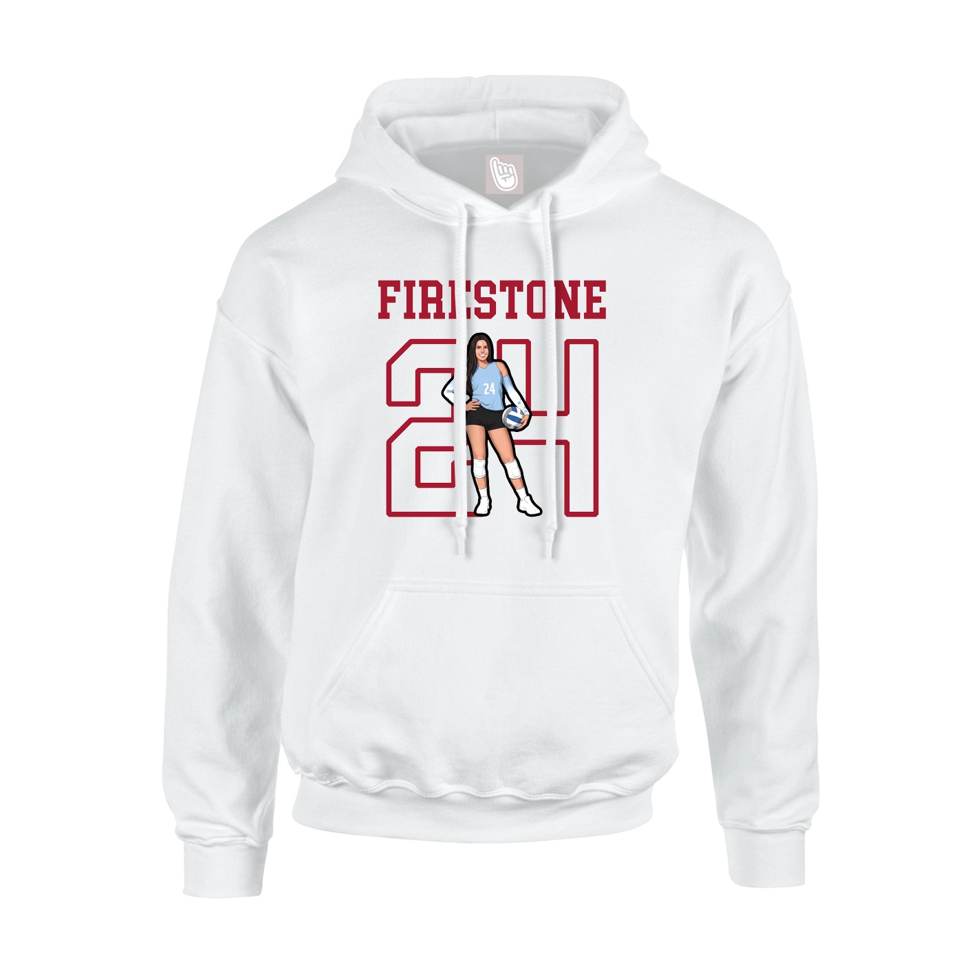 Youth Hoodie — Shirsey in White