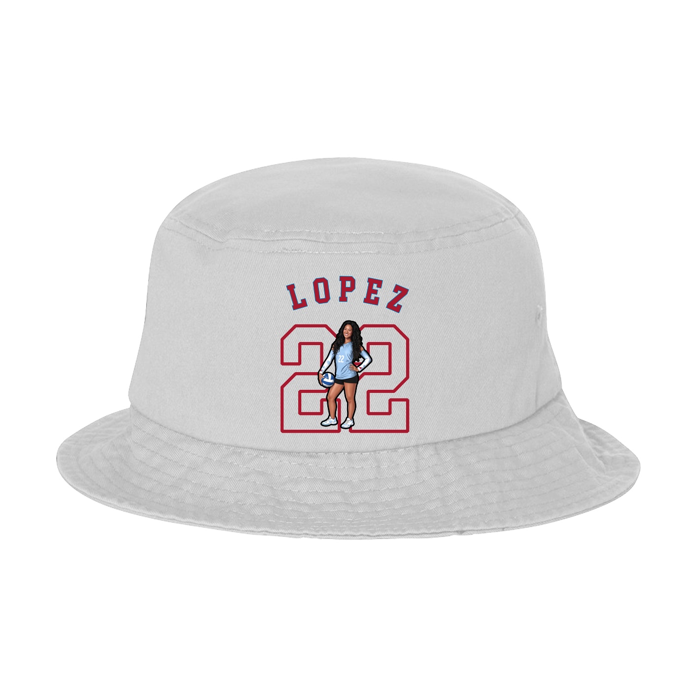 Bucket Cap — Shirsey Arch in White