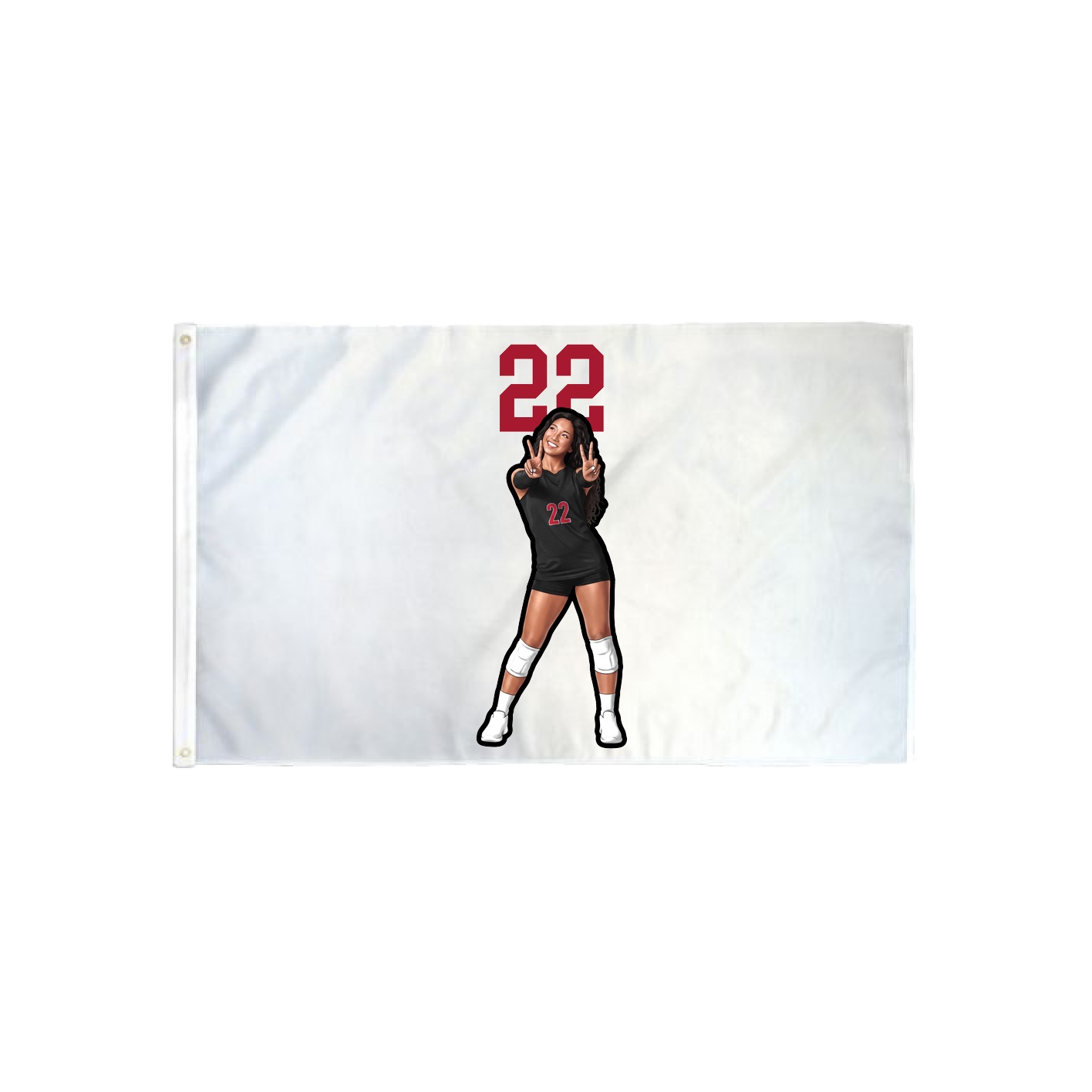 3x5 Flag — Number Top in Classic