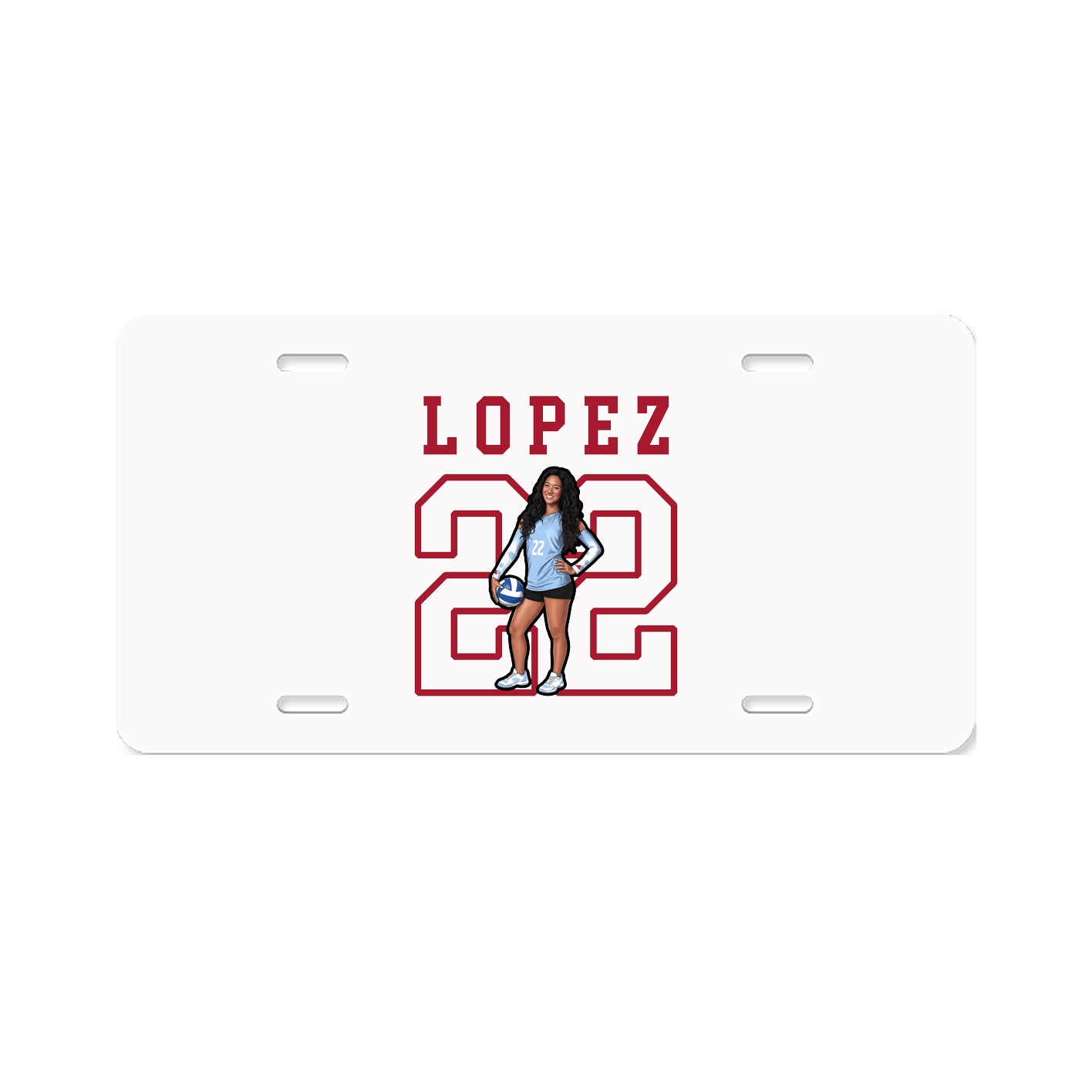 License Plate — Shirsey in Classic