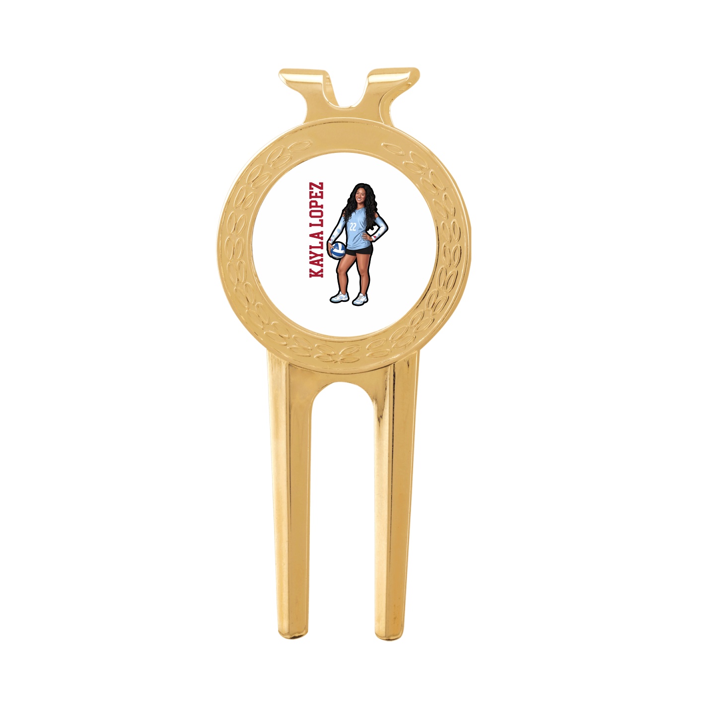 Divot Tool with Ball Marker — Name Vertical in Classic