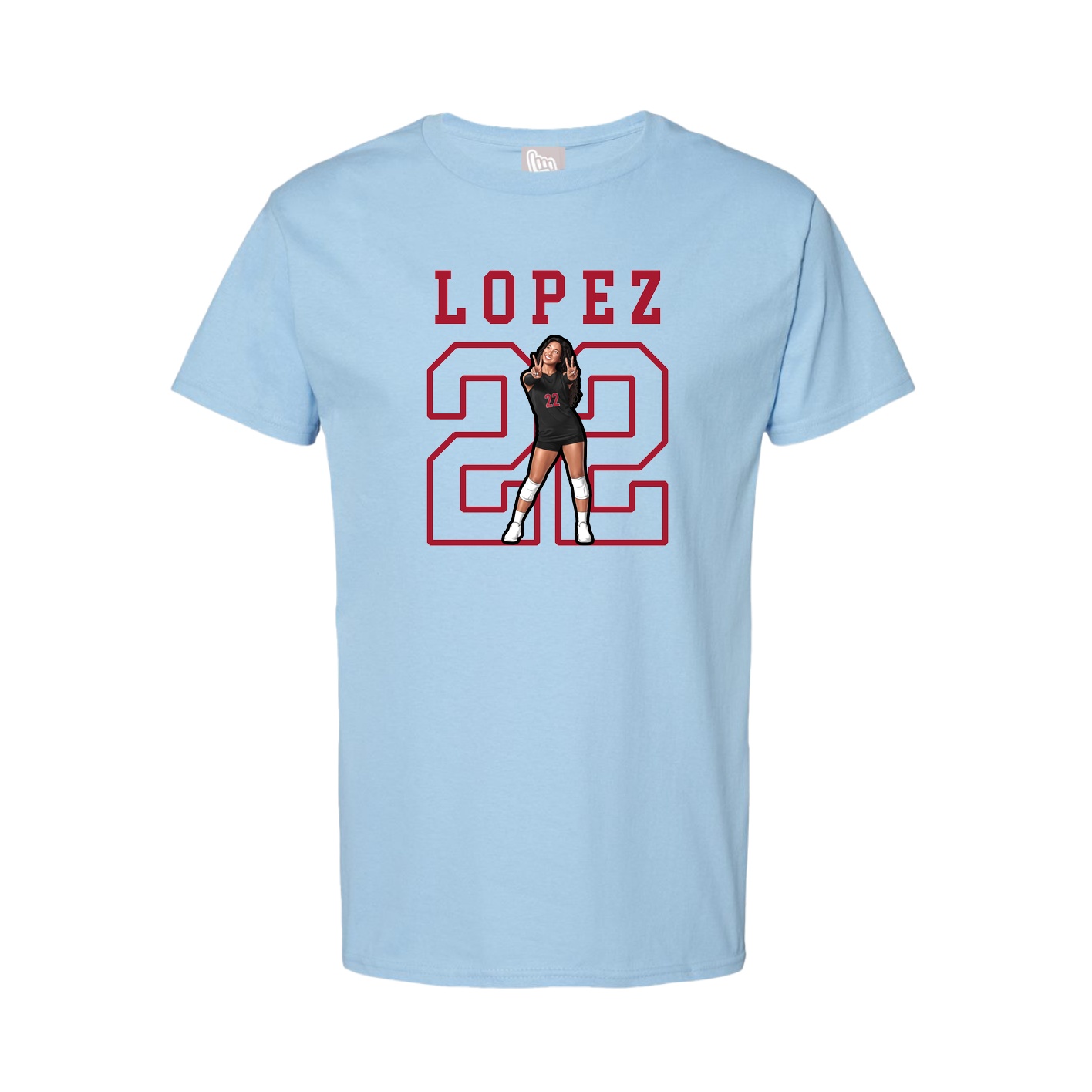Youth Tee — Shirsey in Light Blue
