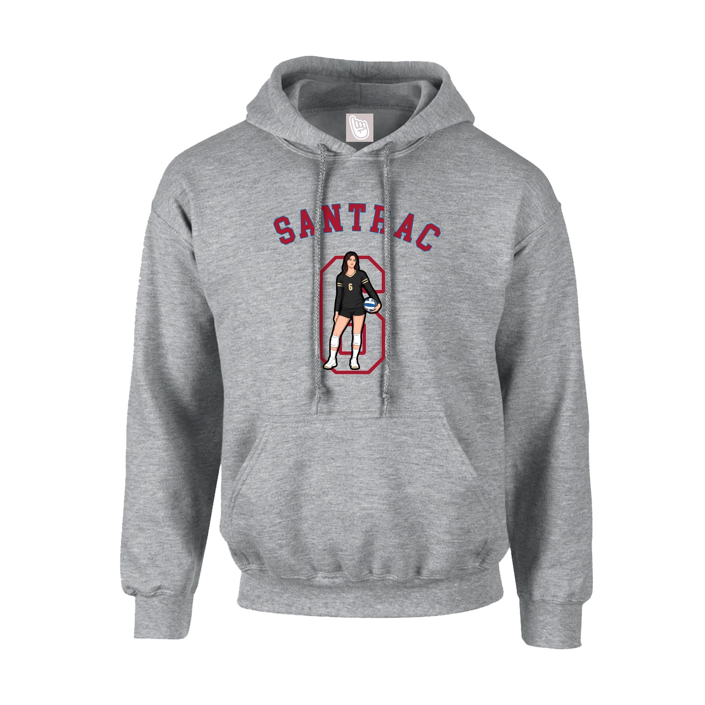Youth Hoodie — Shirsey Arch in Grey
