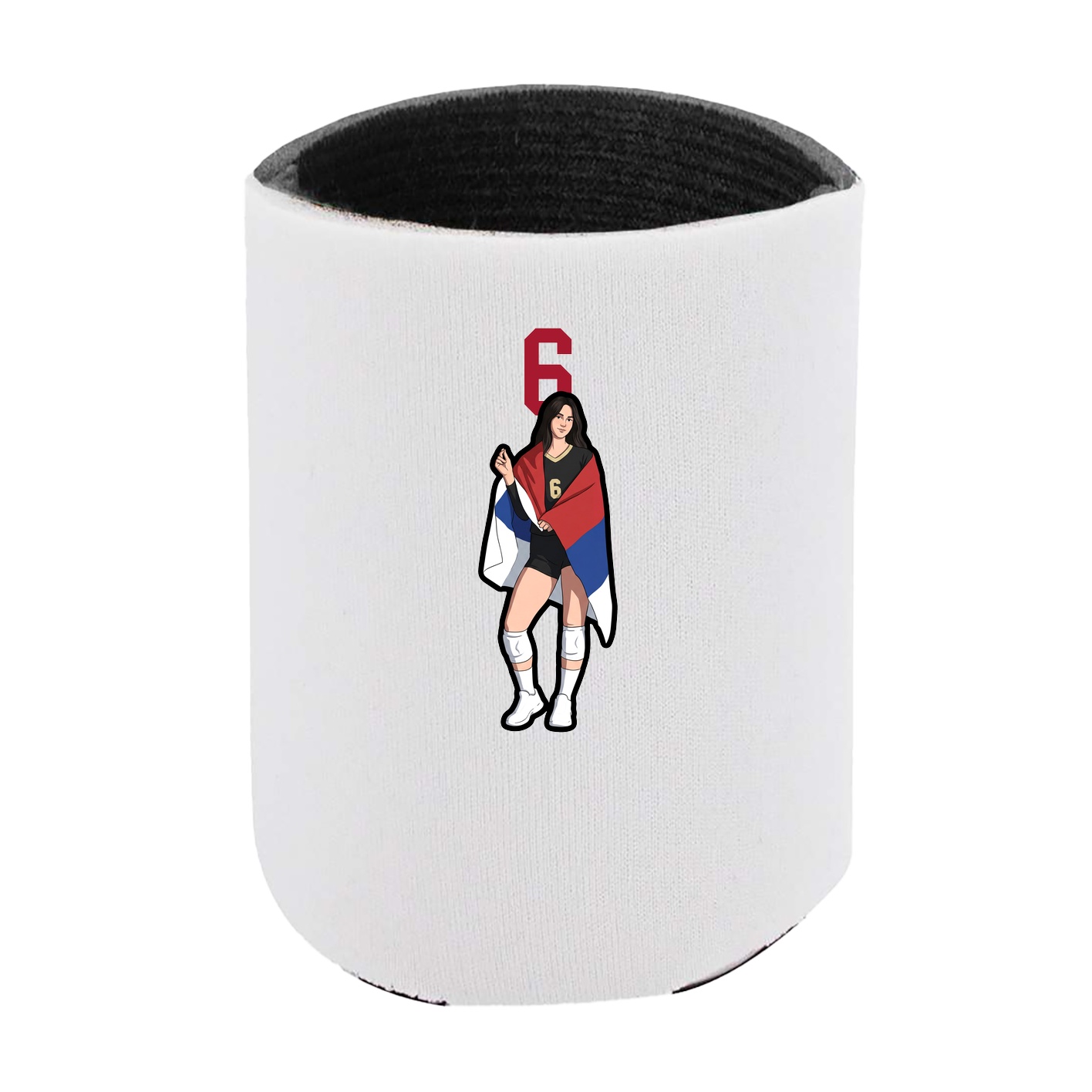 Can Holder — Number Top in White
