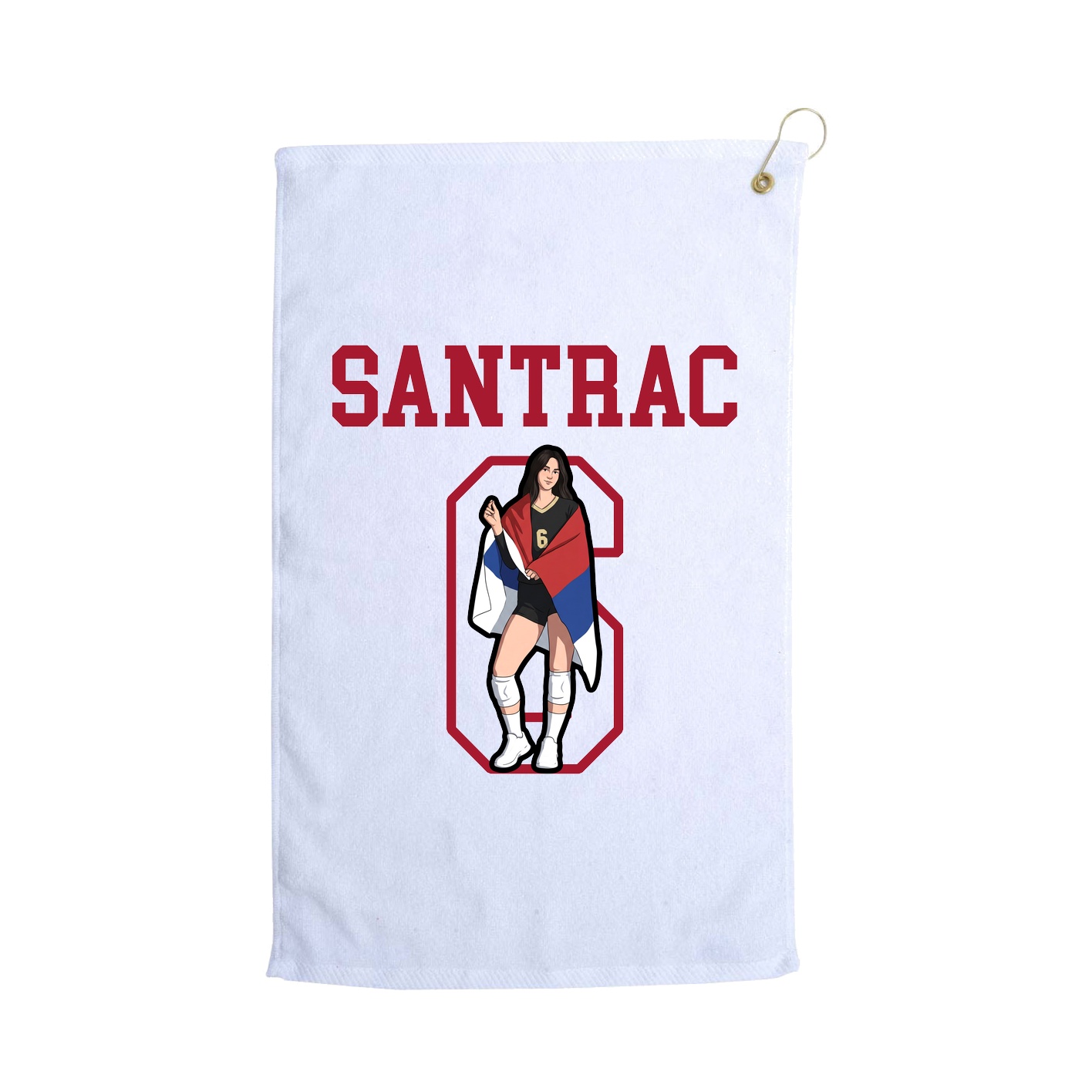 Golf Towel — Shirsey in White