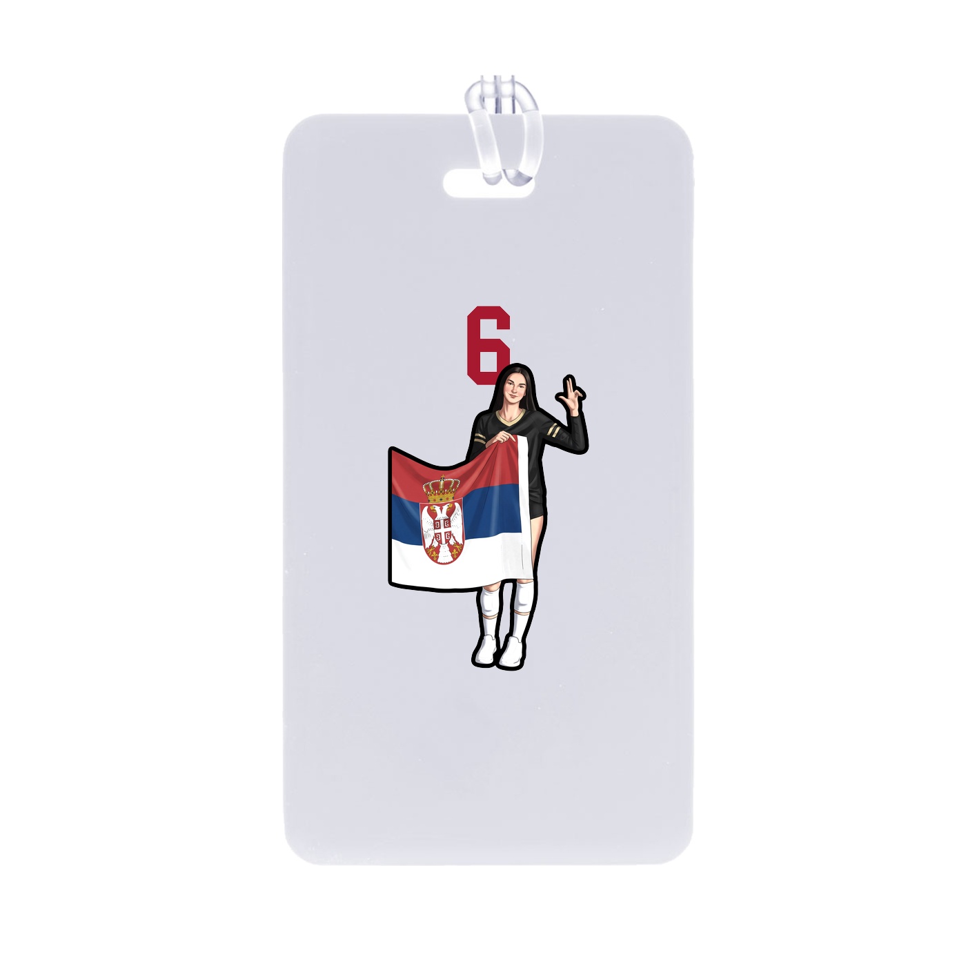Bag Tag — Number Top in Classic