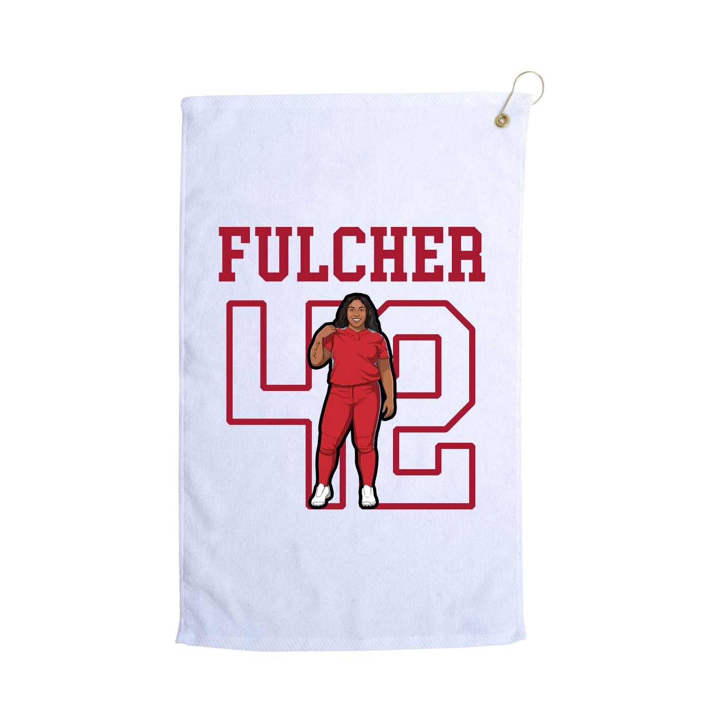 Golf Towel — Shirsey in White