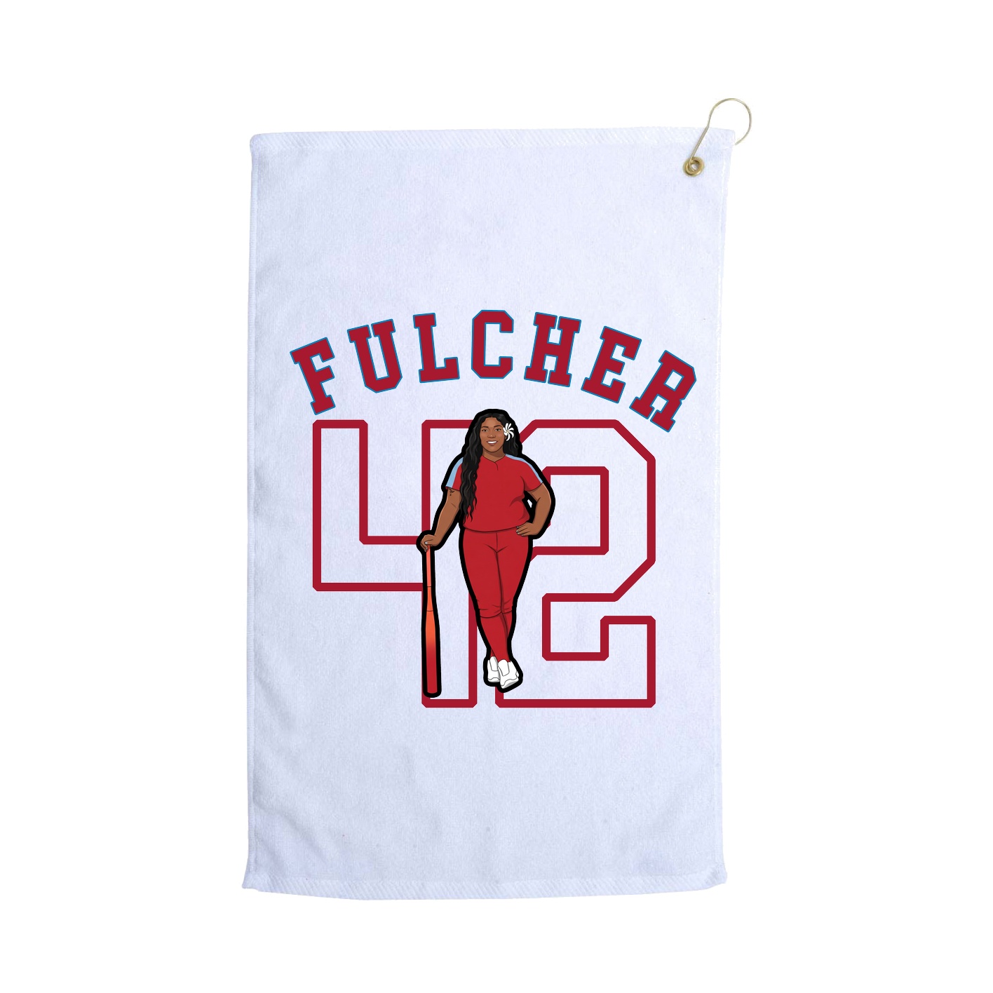 Golf Towel — Shirsey Arch in White