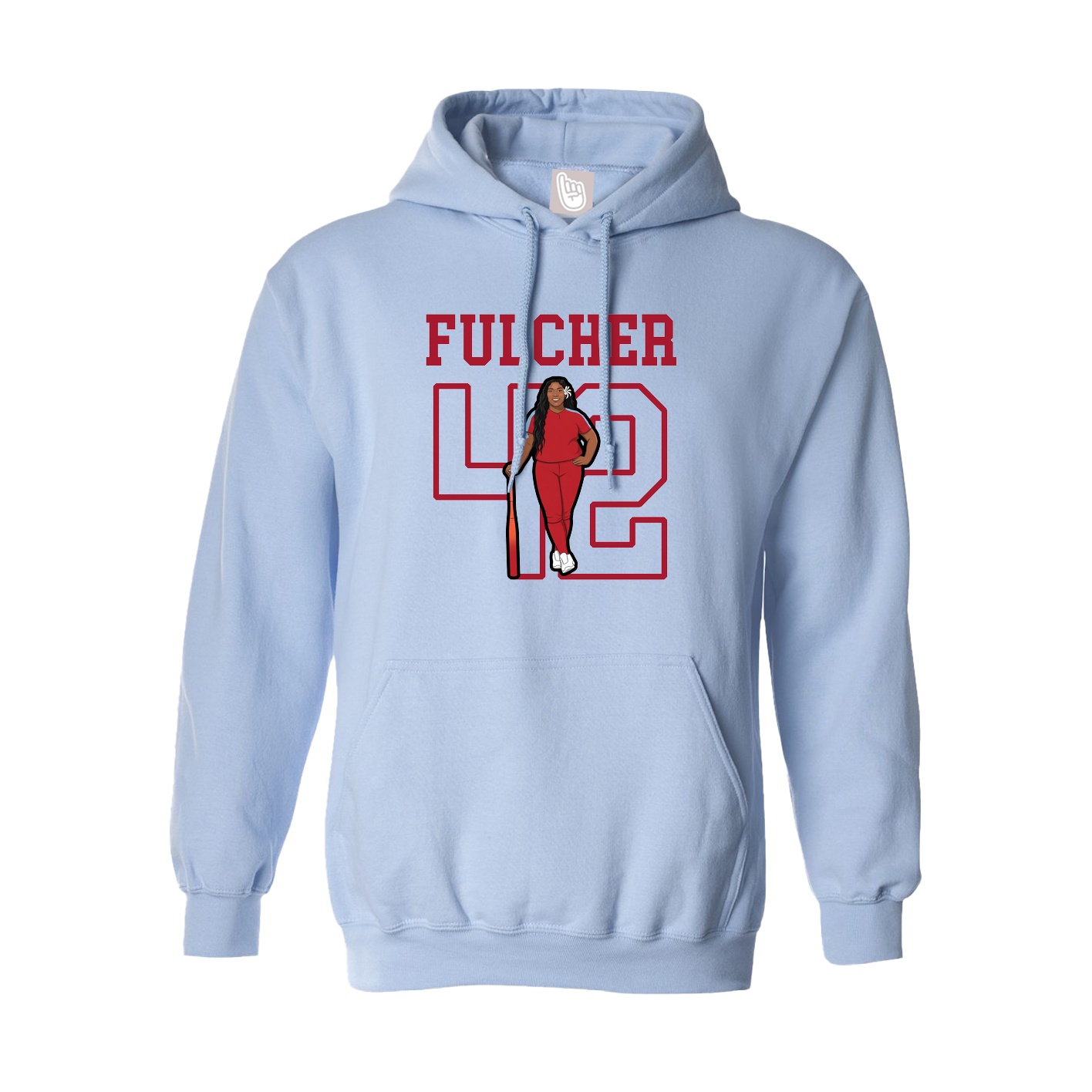 Hoodie — Shirsey in Light Blue
