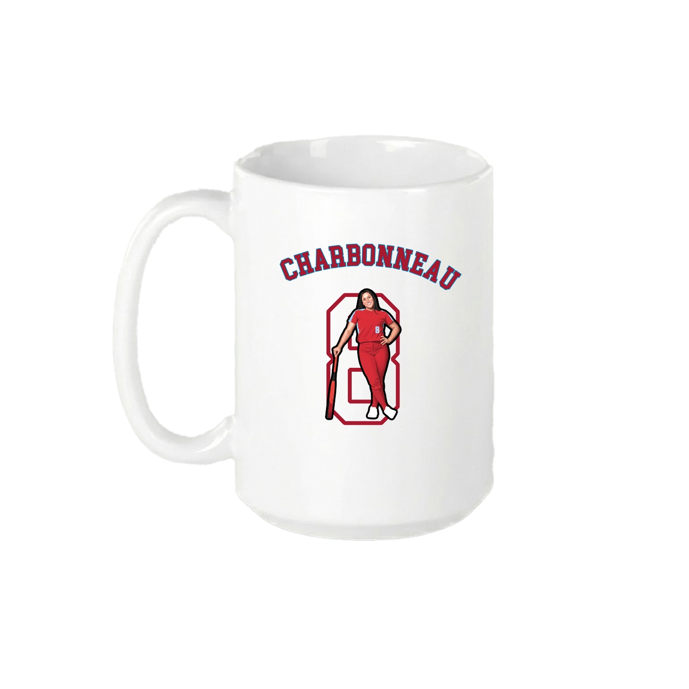 15oz Coffee Mug — Shirsey Arch in White