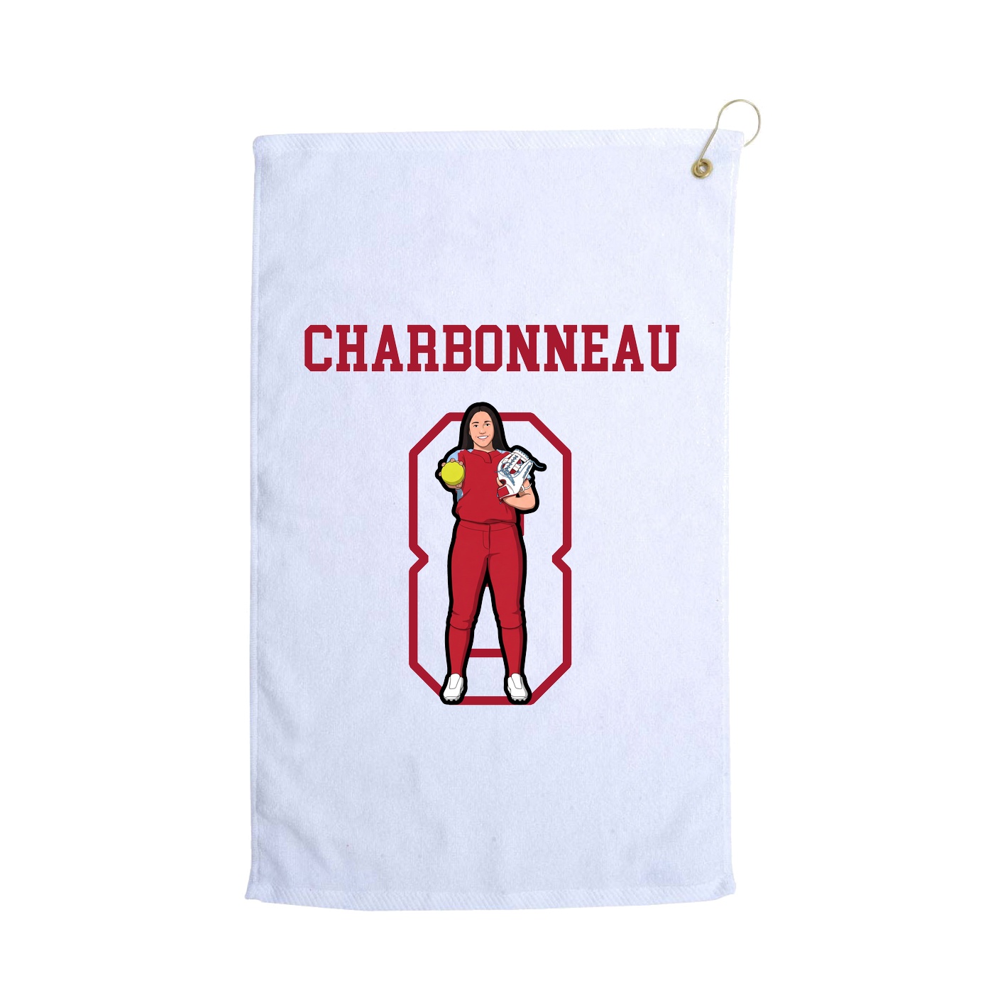 Golf Towel — Shirsey in White