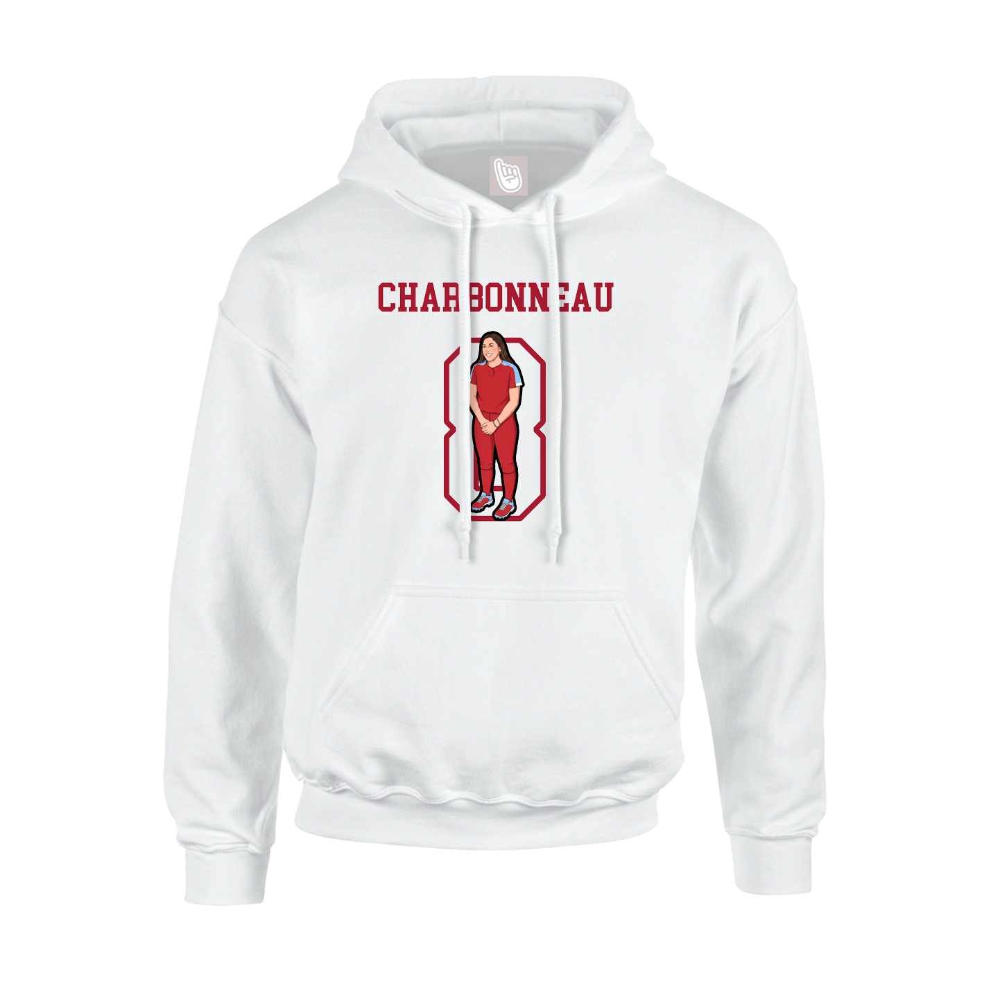 Hoodie — Shirsey in White