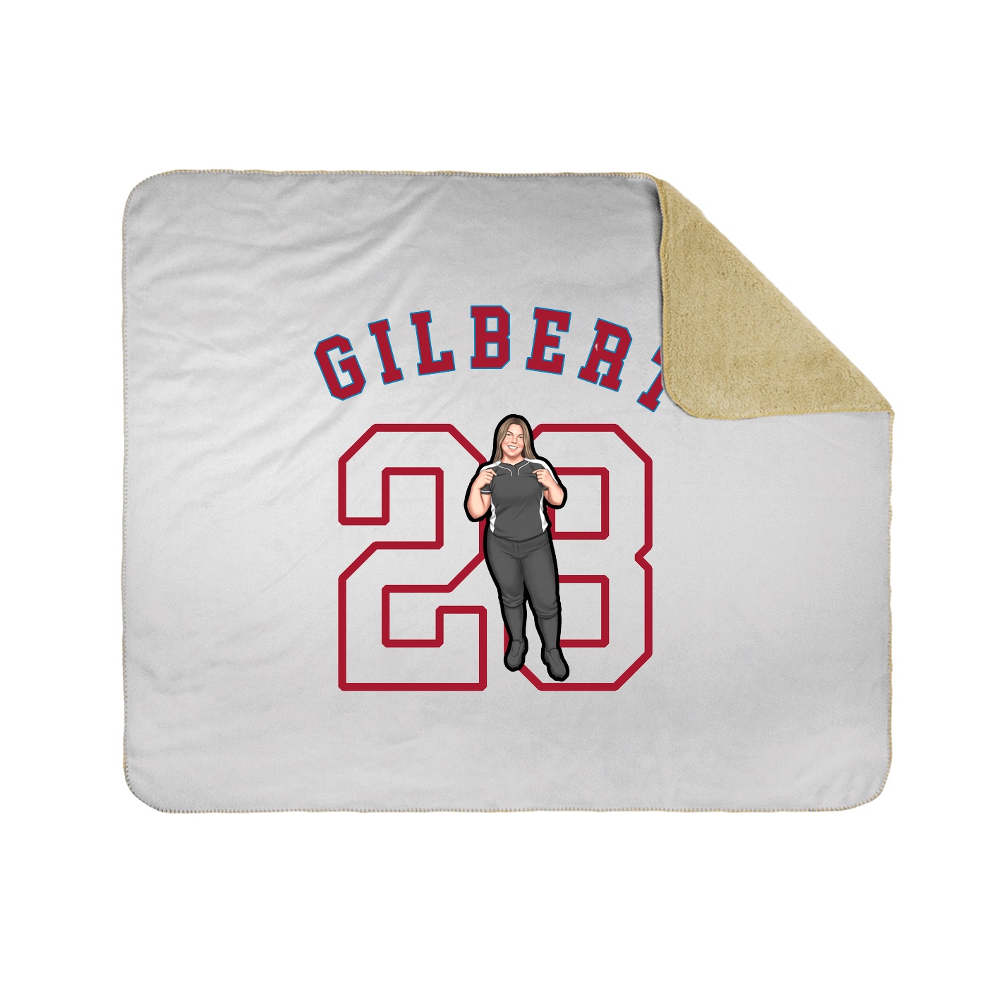 Throw Blanket — Shirsey Arch in White