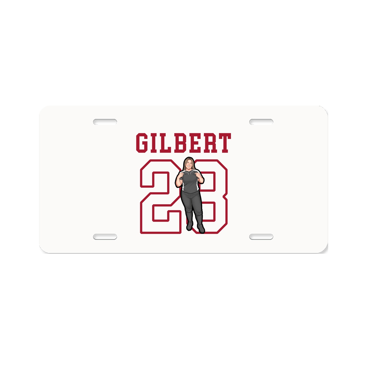 License Plate — Shirsey in Classic