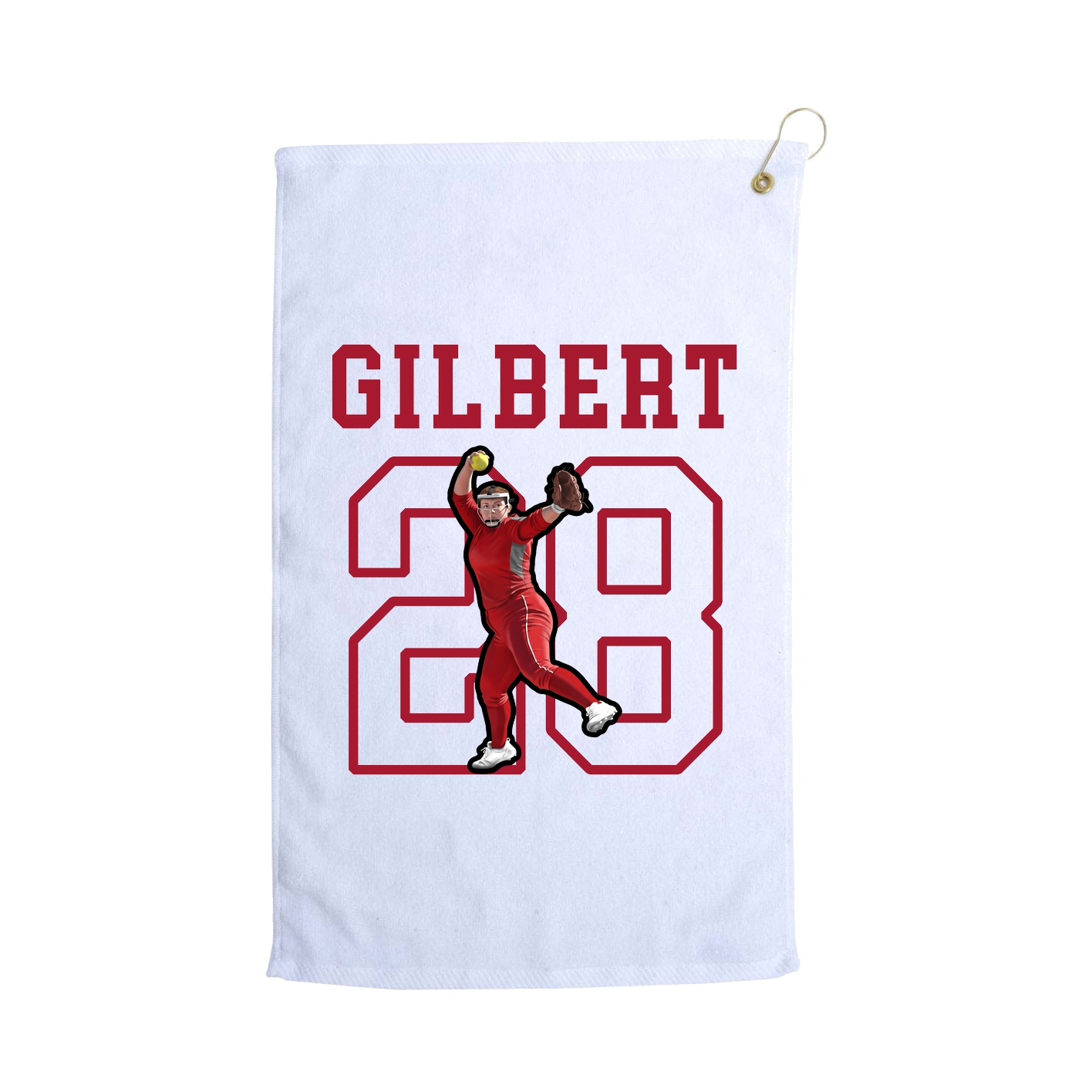 Golf Towel — Shirsey in White