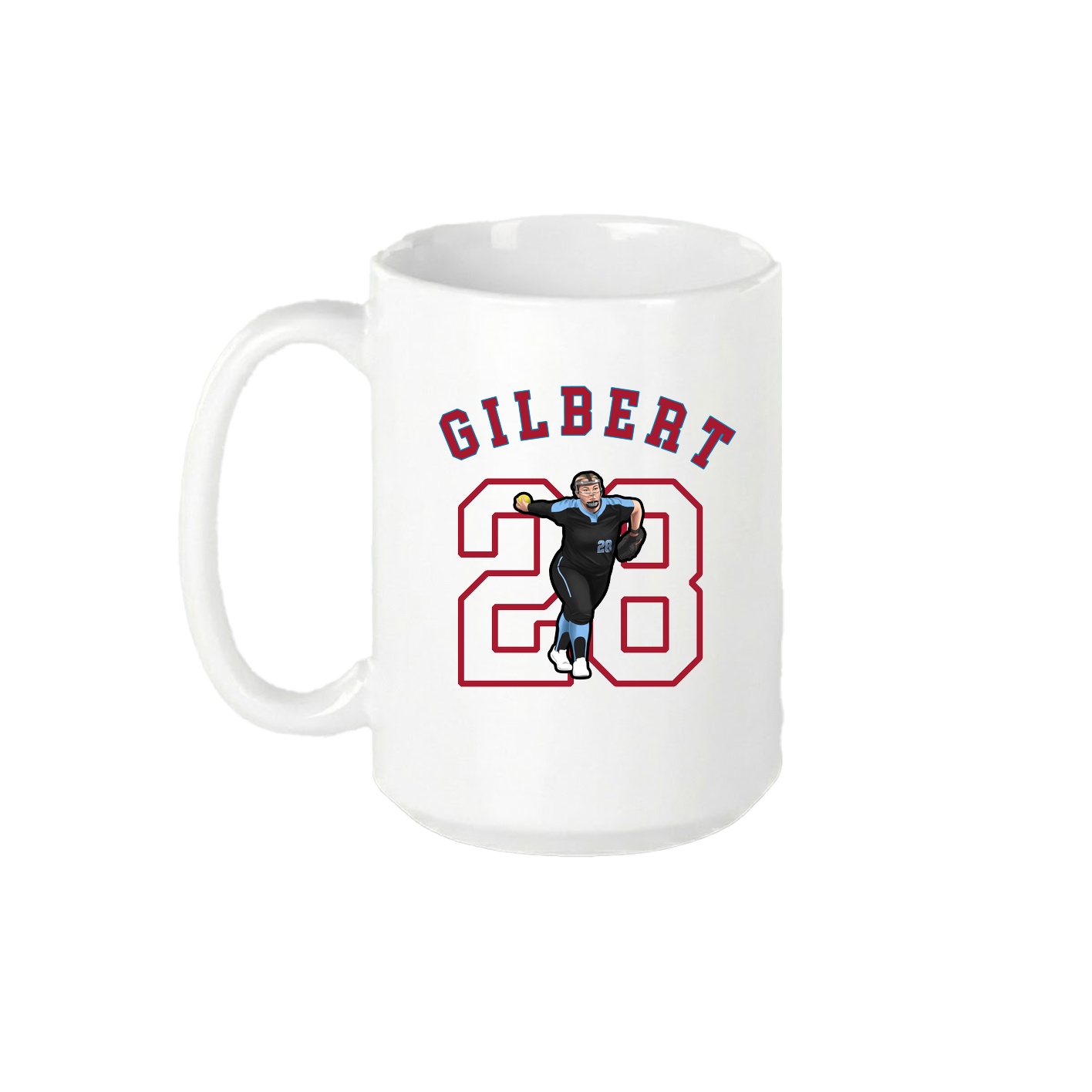 15oz Coffee Mug — Shirsey Arch in White