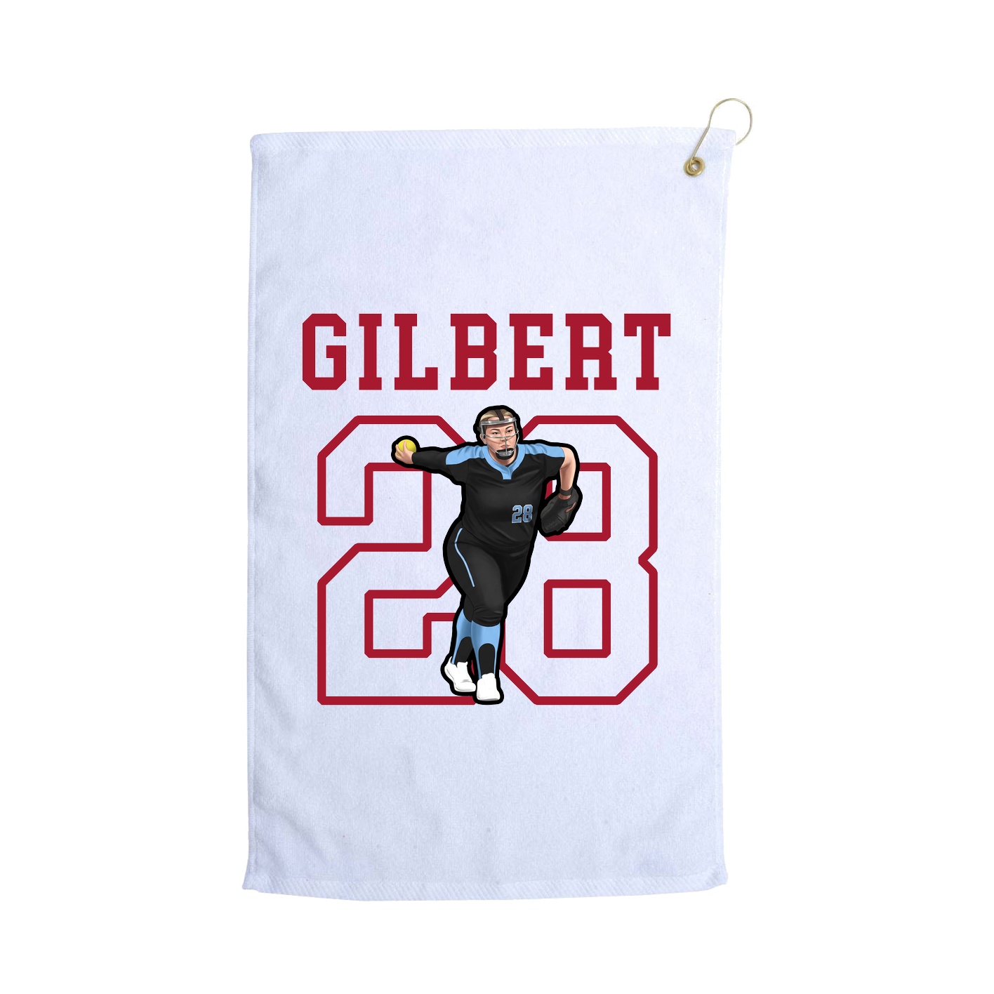 Golf Towel — Shirsey in White