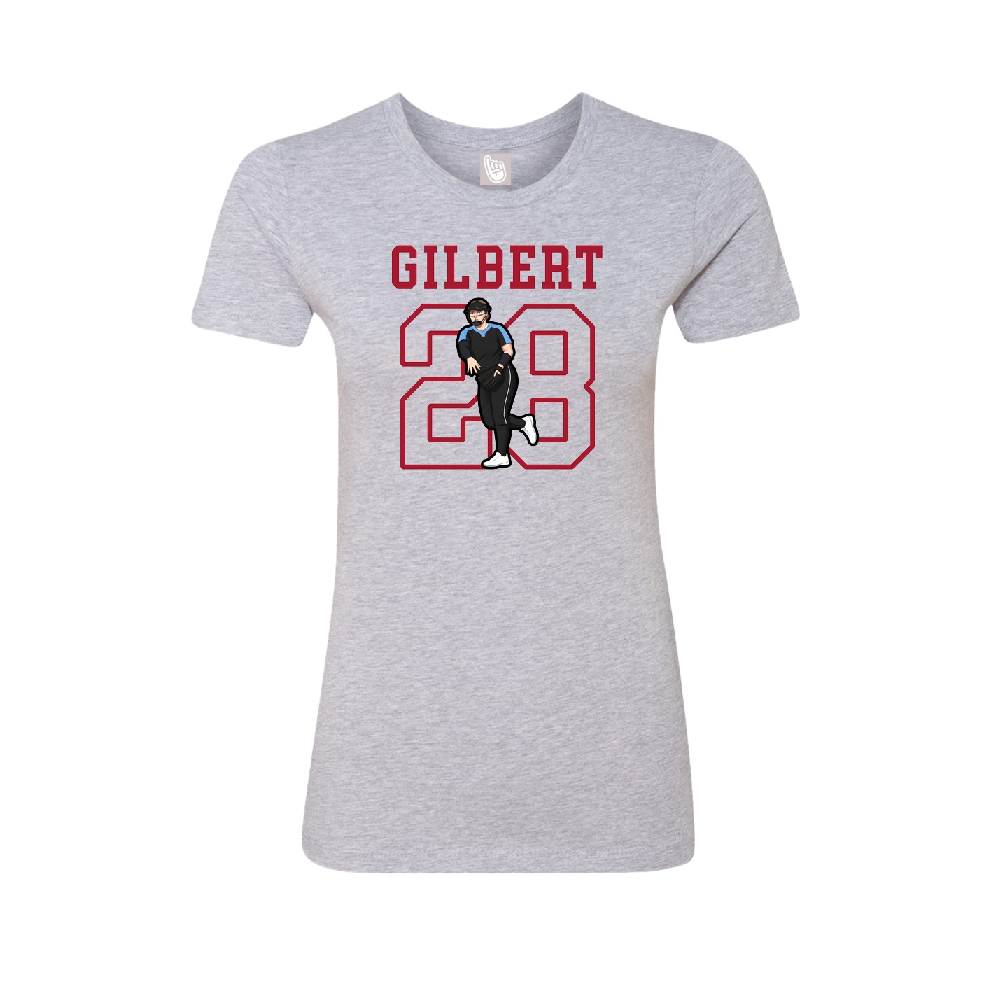 Fitted Women's Tee — Shirsey in Grey