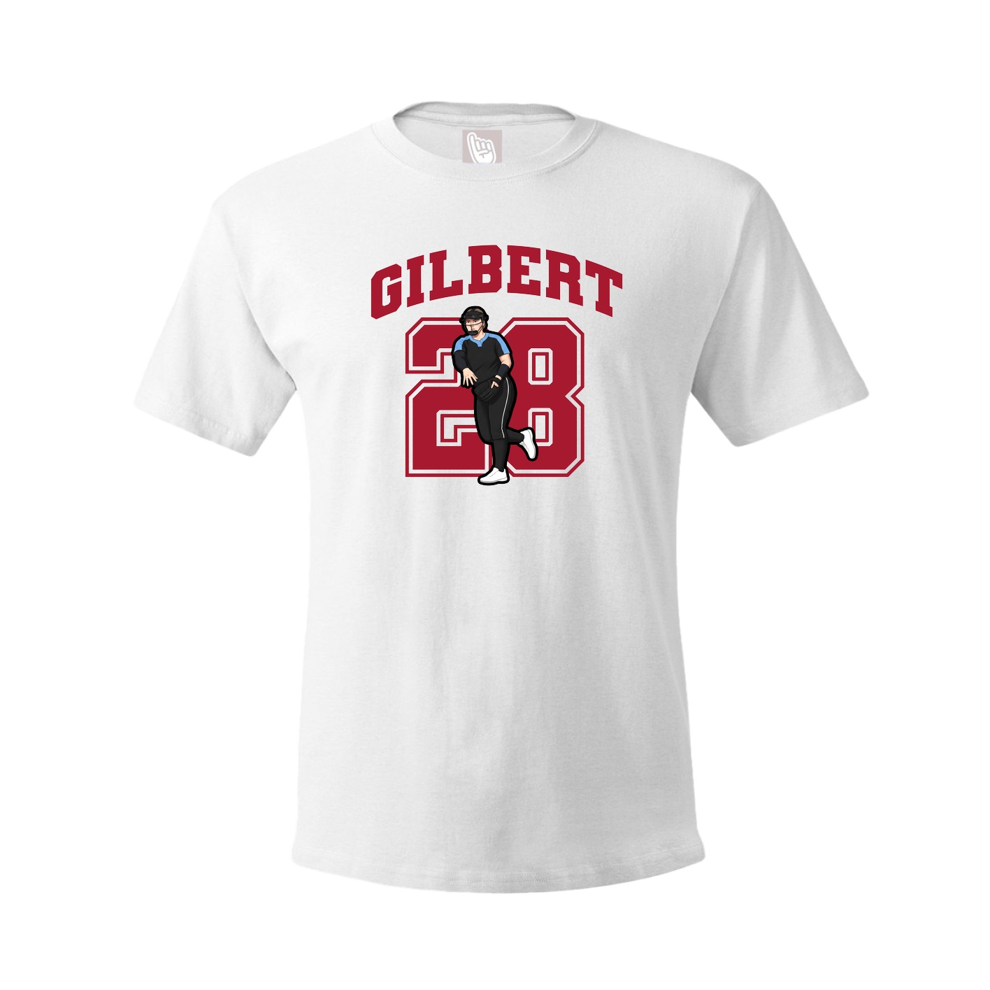 Tee — Number in White