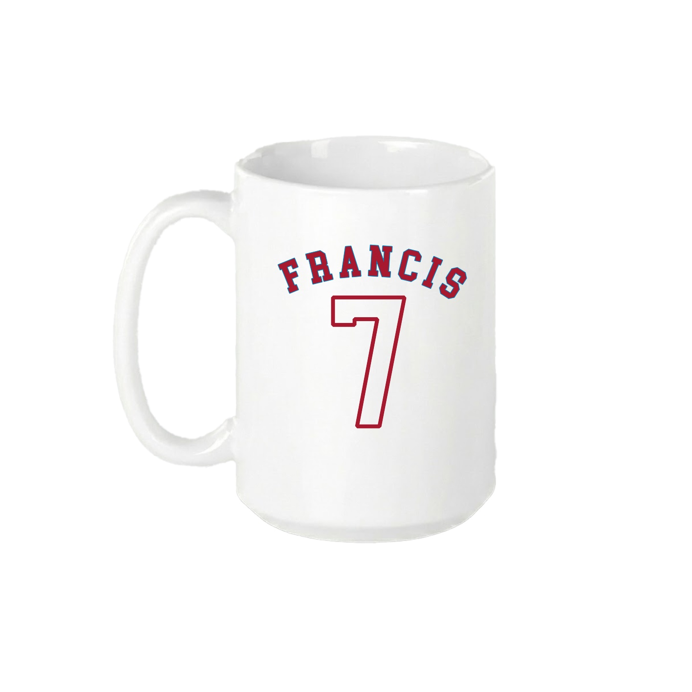 15oz Coffee Mug — Shirsey Arch in White
