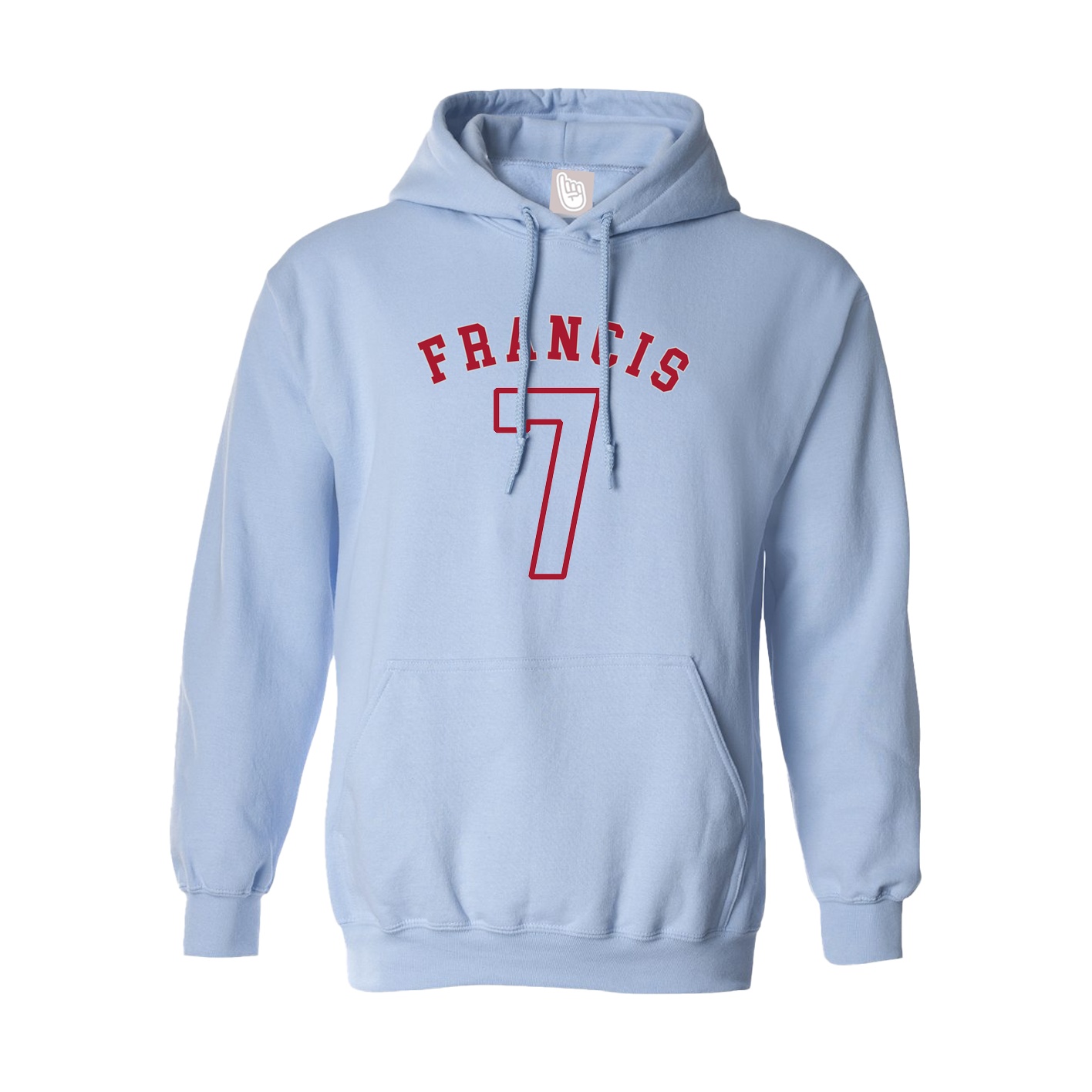 Hoodie — Shirsey Arch in Light Blue