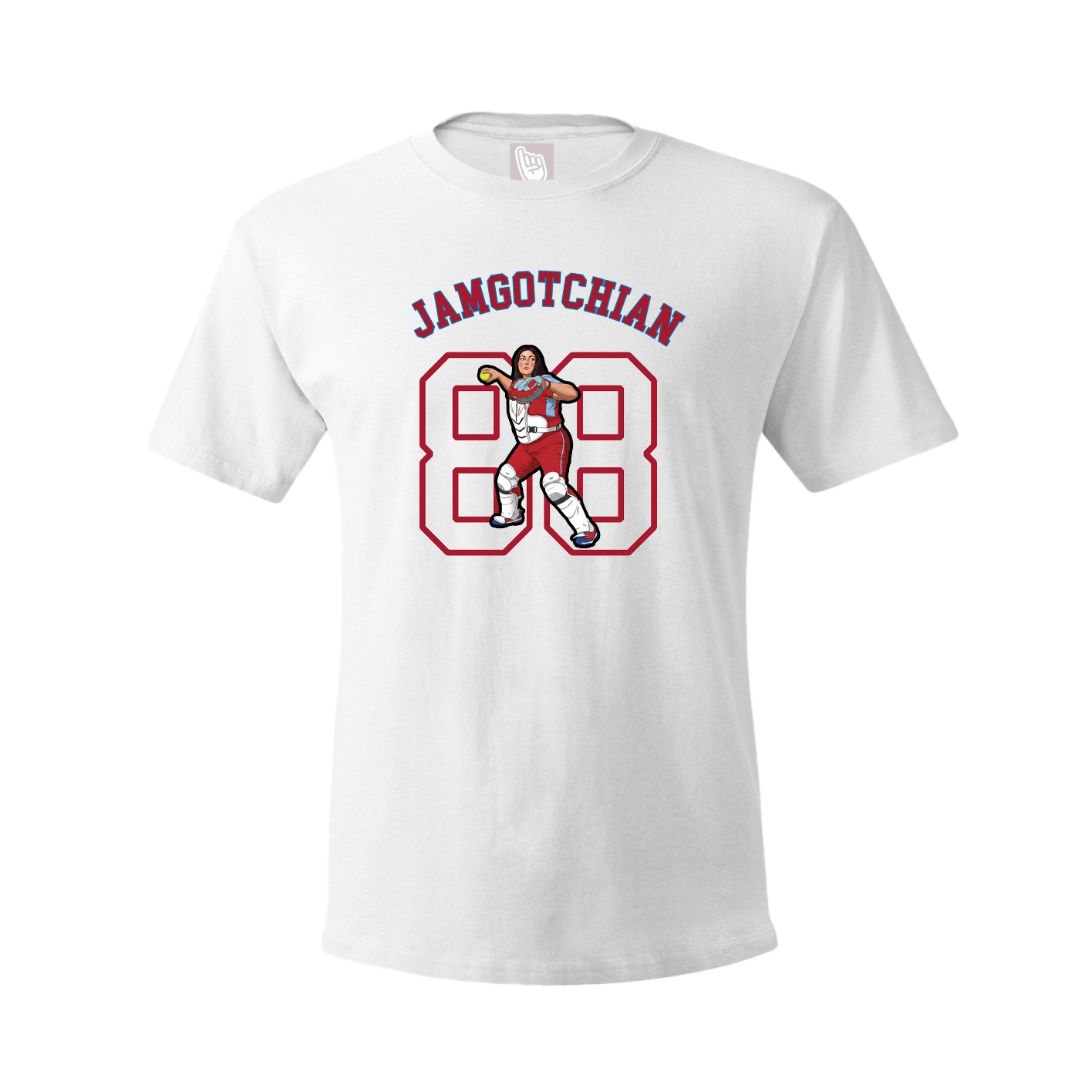 Youth Tee — Shirsey Arch in White