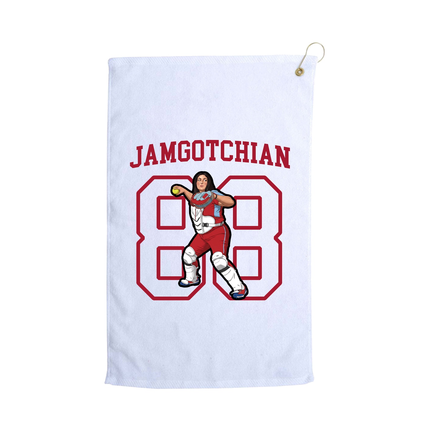 Golf Towel — Shirsey in White