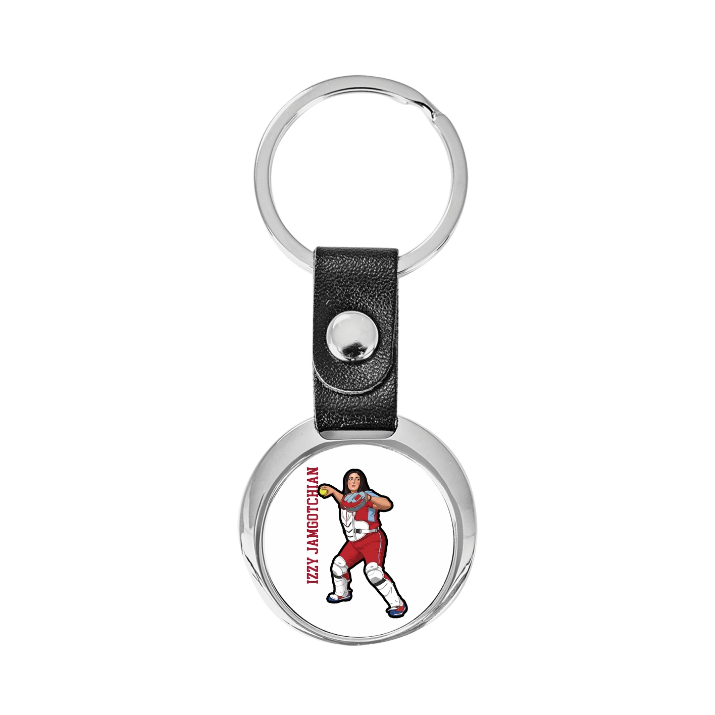 Key Chain — Name Vertical in Classic