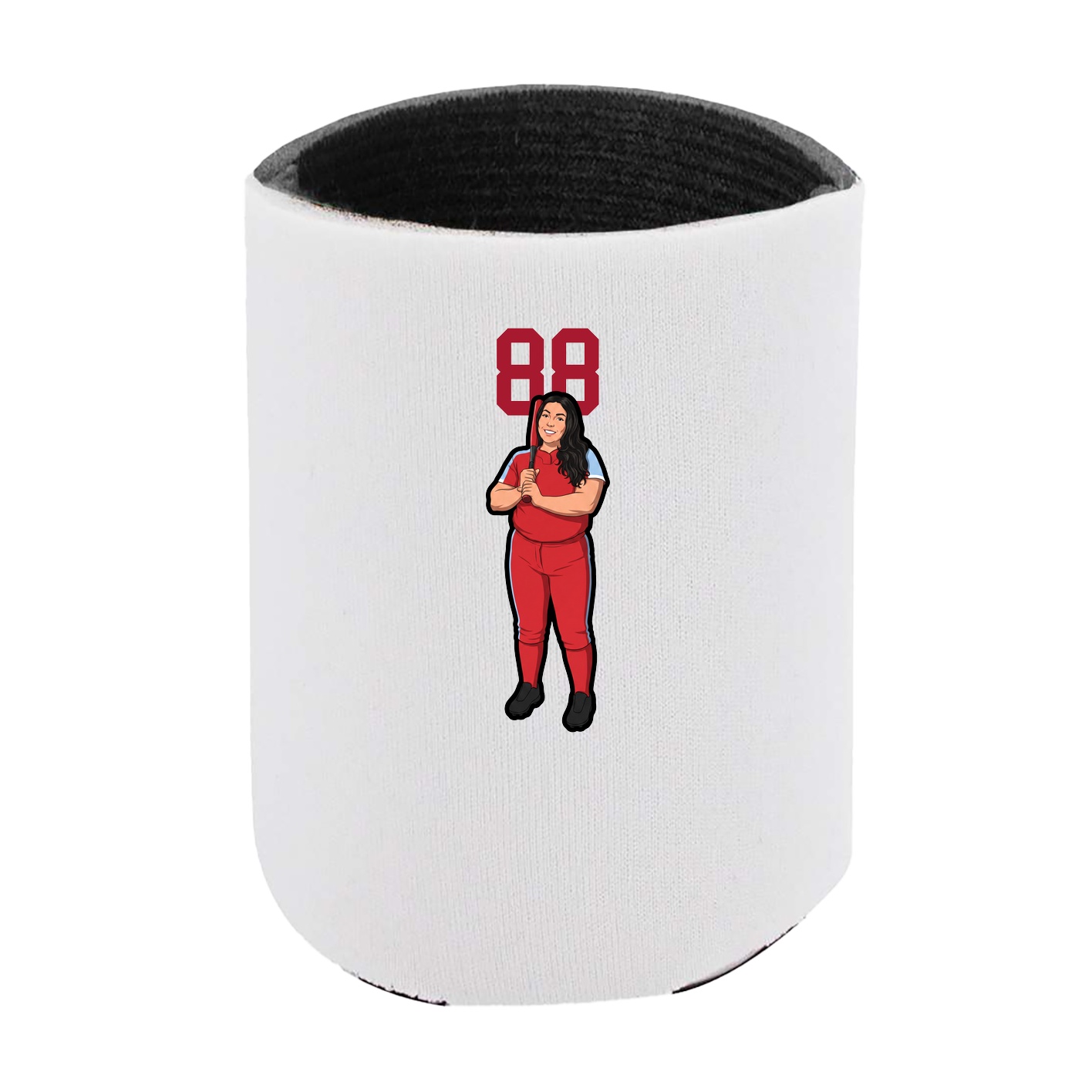 Can Holder — Number Top in White