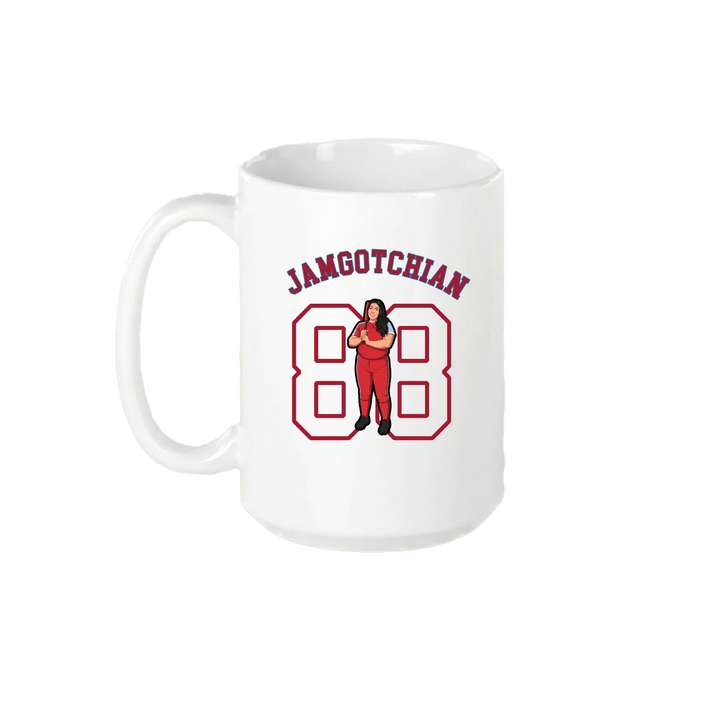 15oz Coffee Mug — Shirsey Arch in White