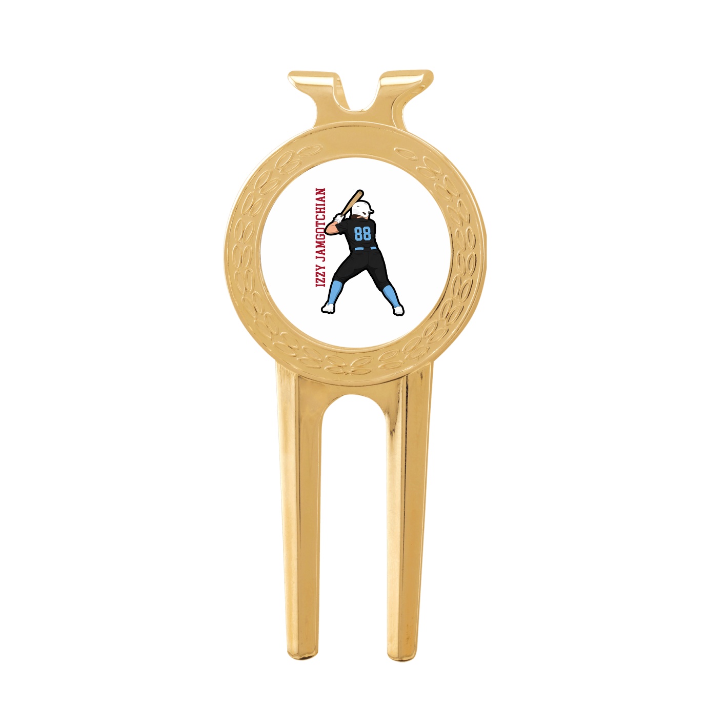 Divot Tool with Ball Marker — Name Vertical in Classic
