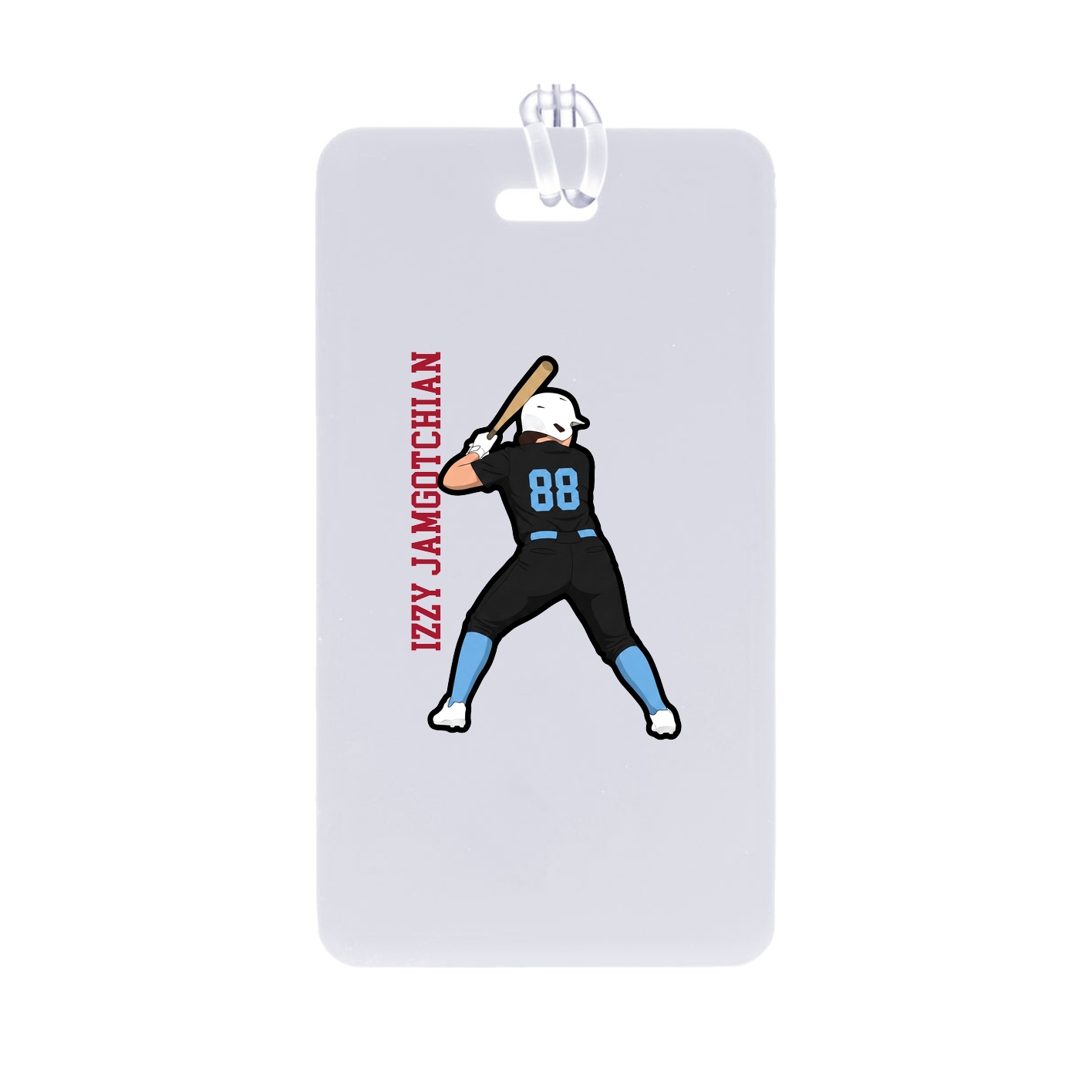 Bag Tag — Name Vertical in Classic