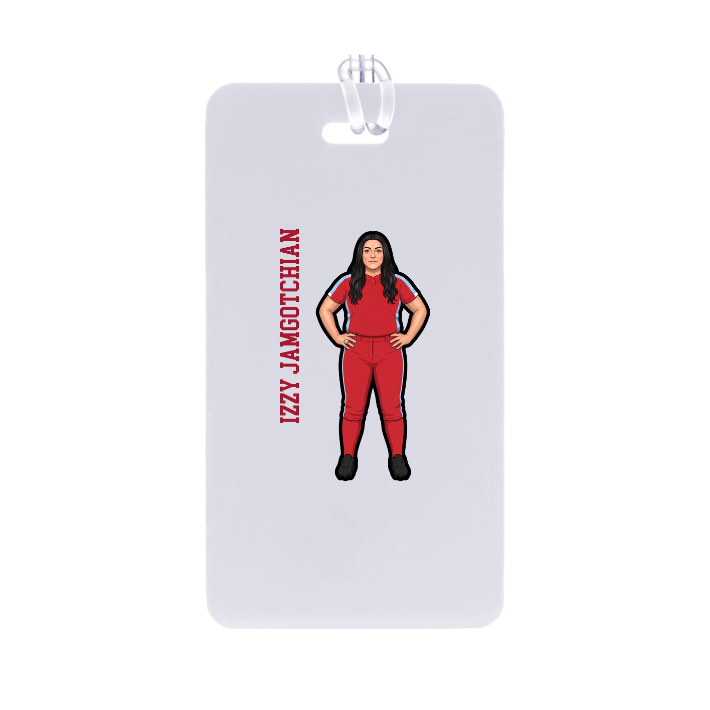 Bag Tag — Name Vertical in Classic