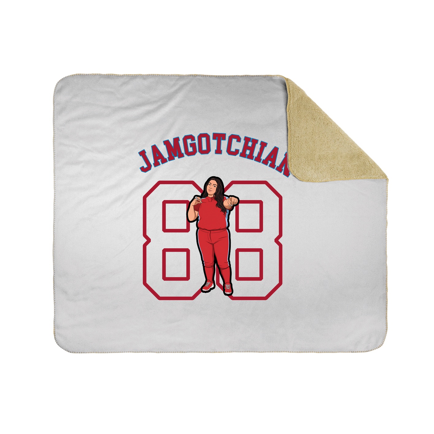Throw Blanket — Shirsey Arch in White