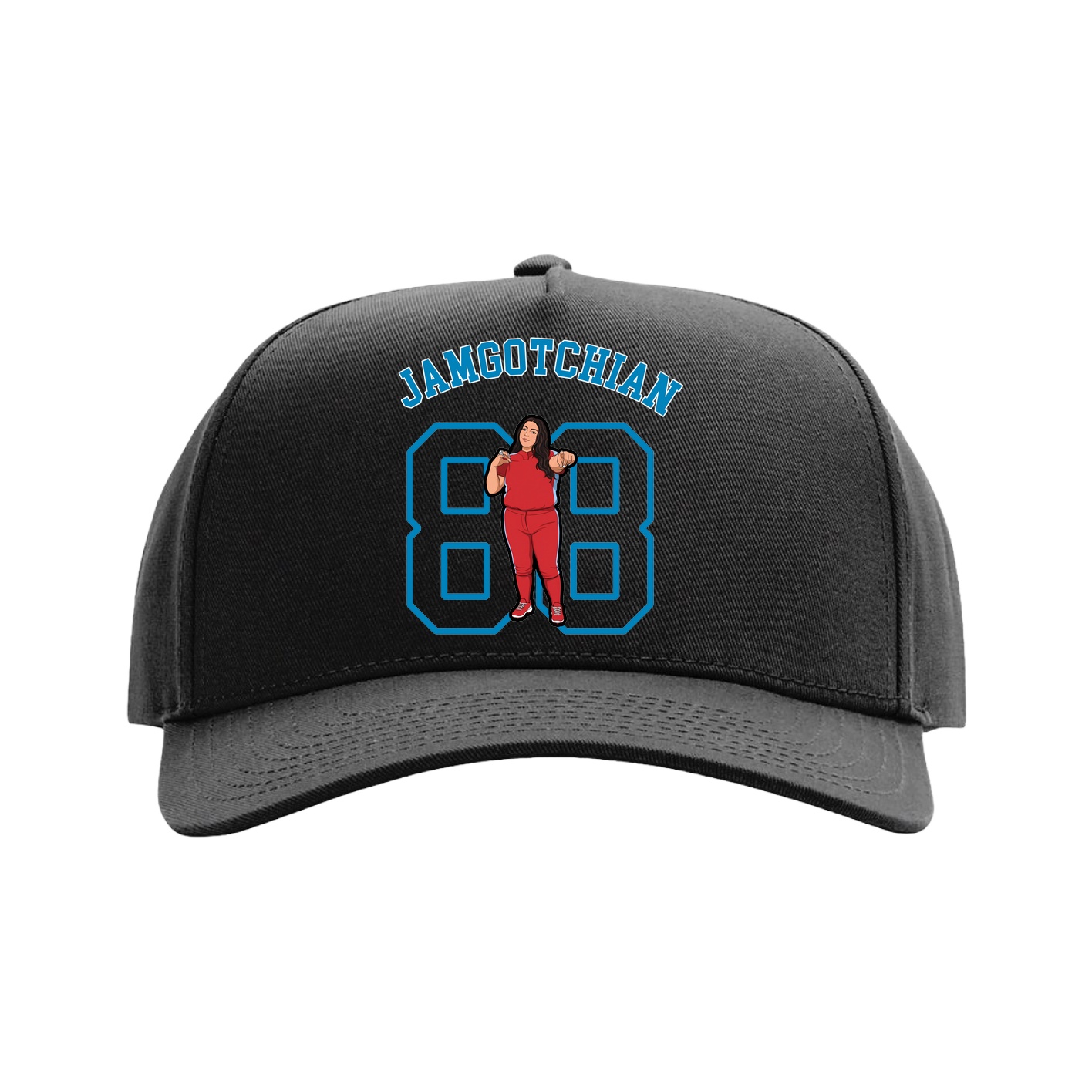 Full Fabric Five-Panel Champ Cap