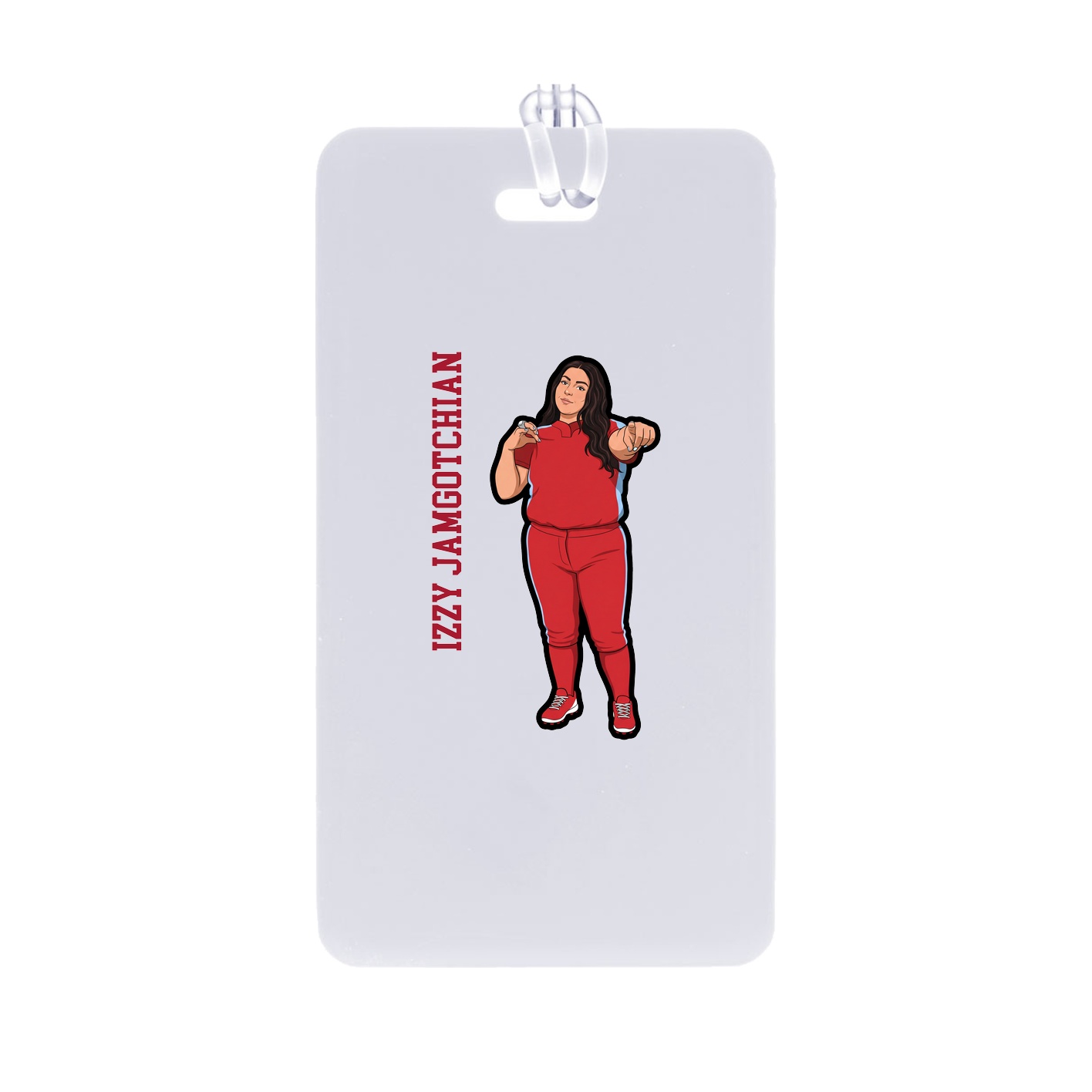 Bag Tag — Name Vertical in Classic