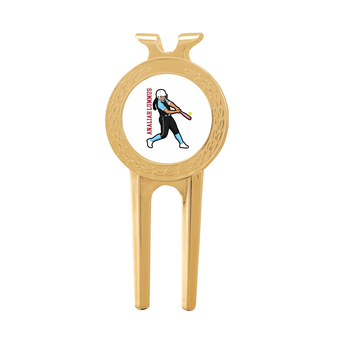 Divot Tool with Ball Marker — Name Vertical in Classic