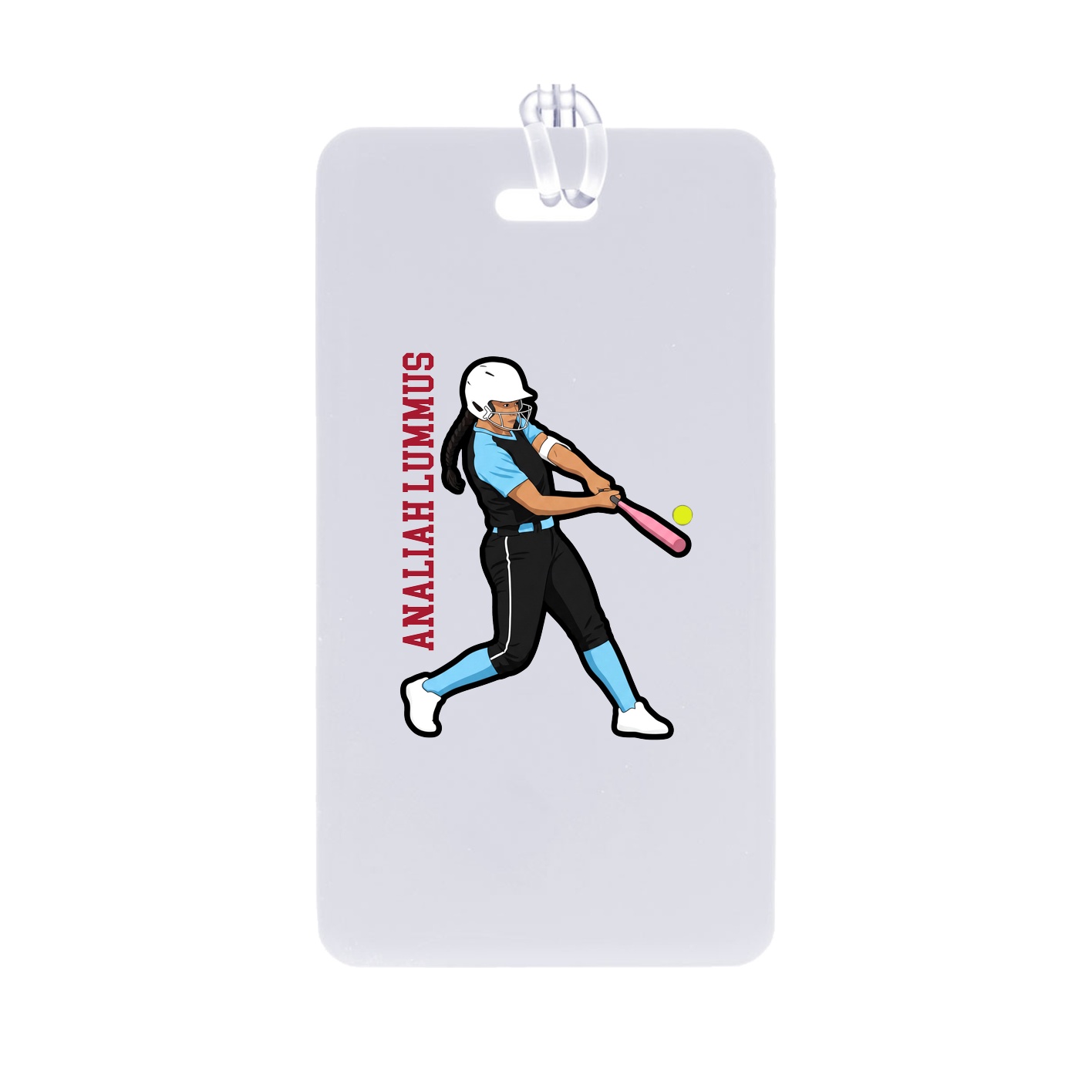 Bag Tag — Name Vertical in Classic