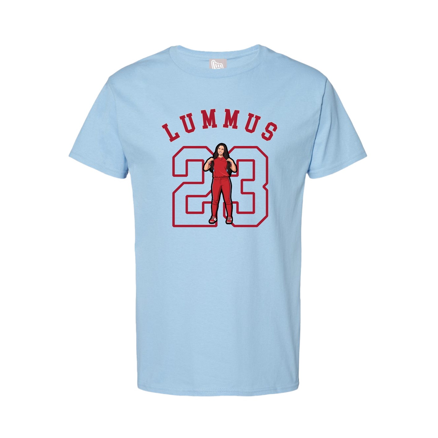 Youth Tee — Shirsey Arch in Light Blue