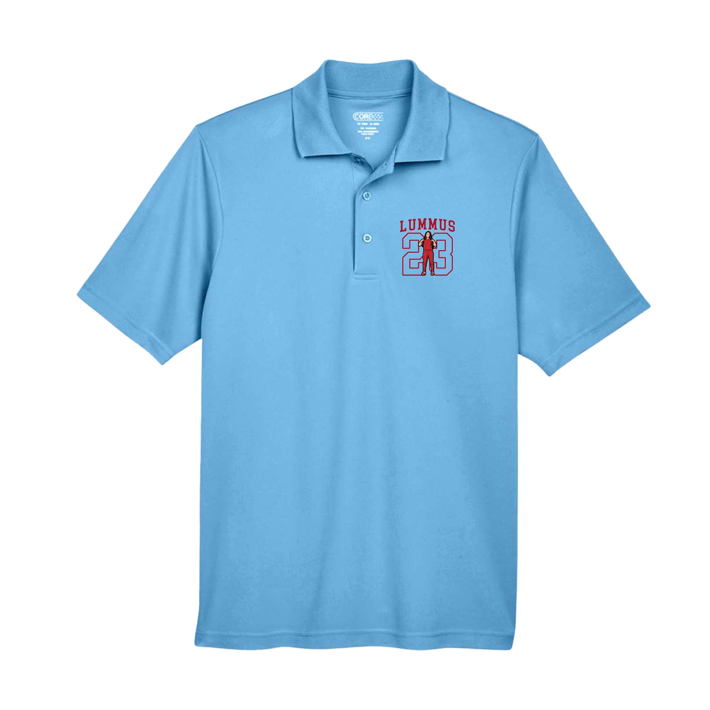 Performance Polo — Shirsey in Powder Blue