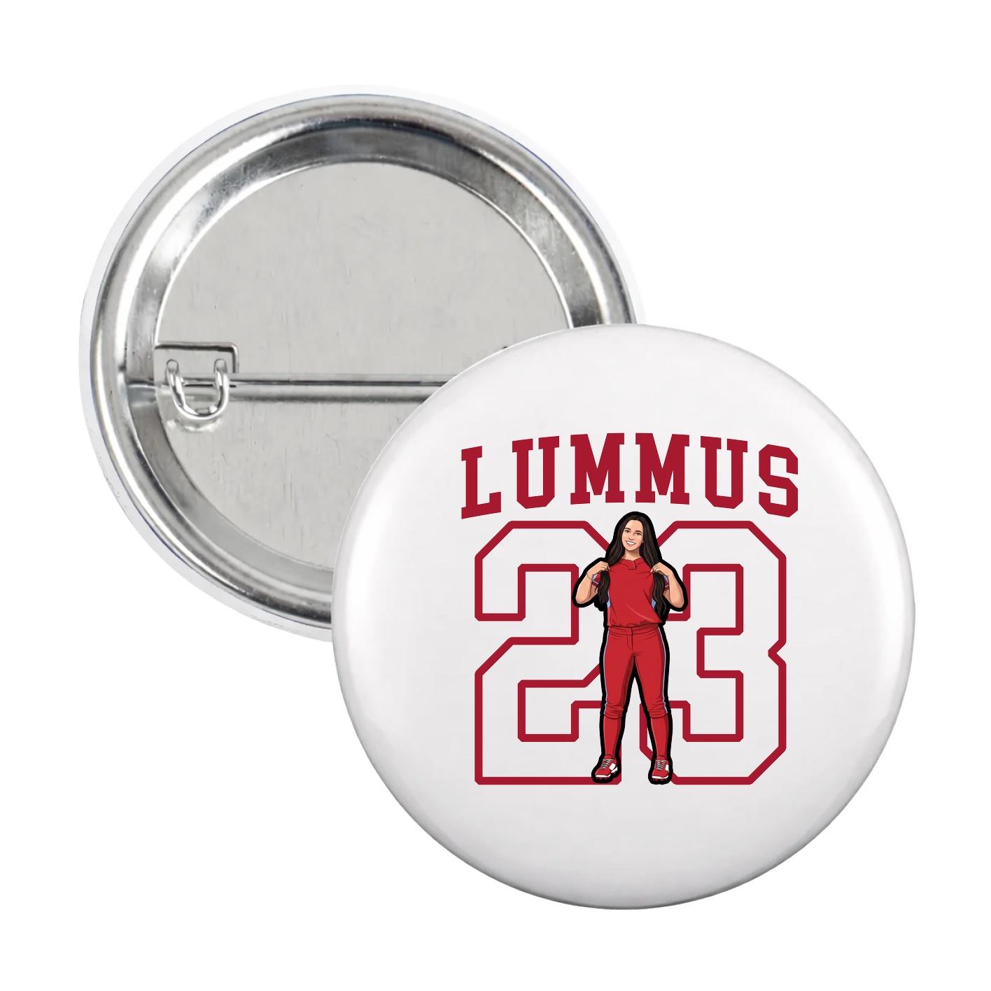 Game Day Button — Shirsey in White