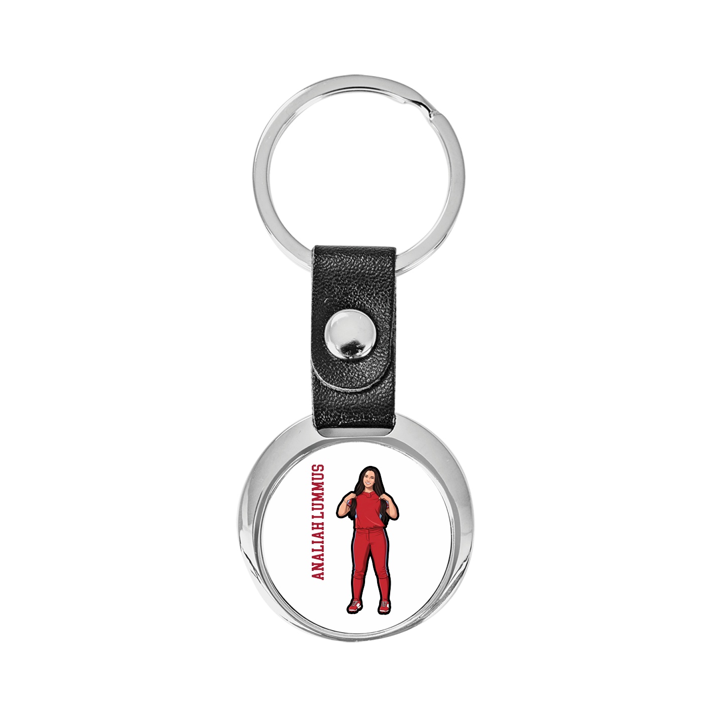 Key Chain — Name Vertical in Classic