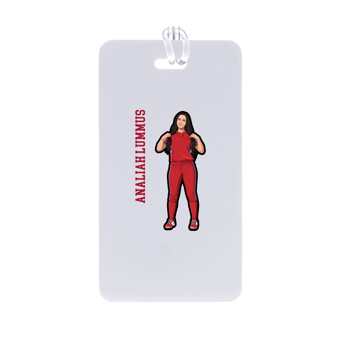 Bag Tag — Name Vertical in Classic