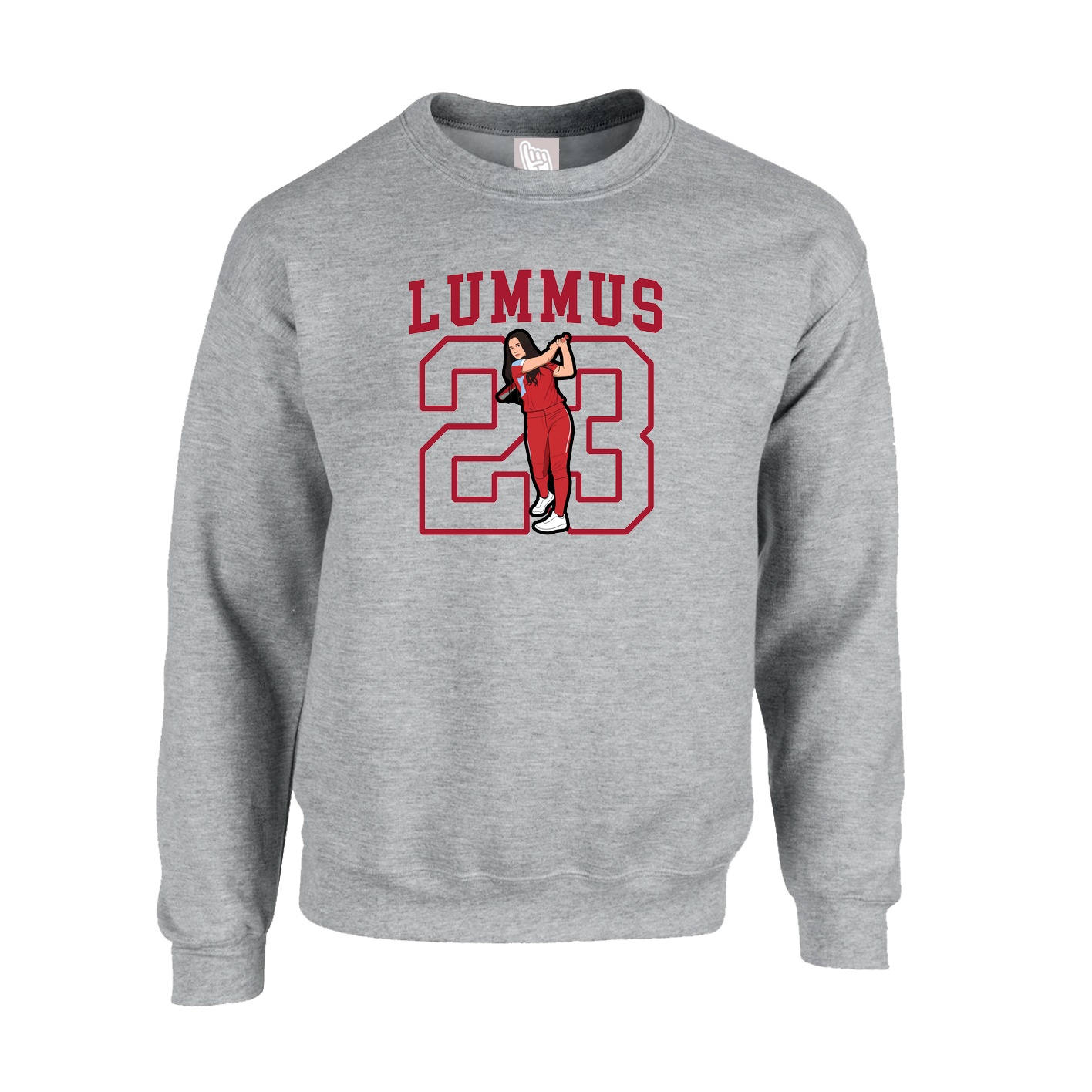Fleece Crew — Shirsey in Grey