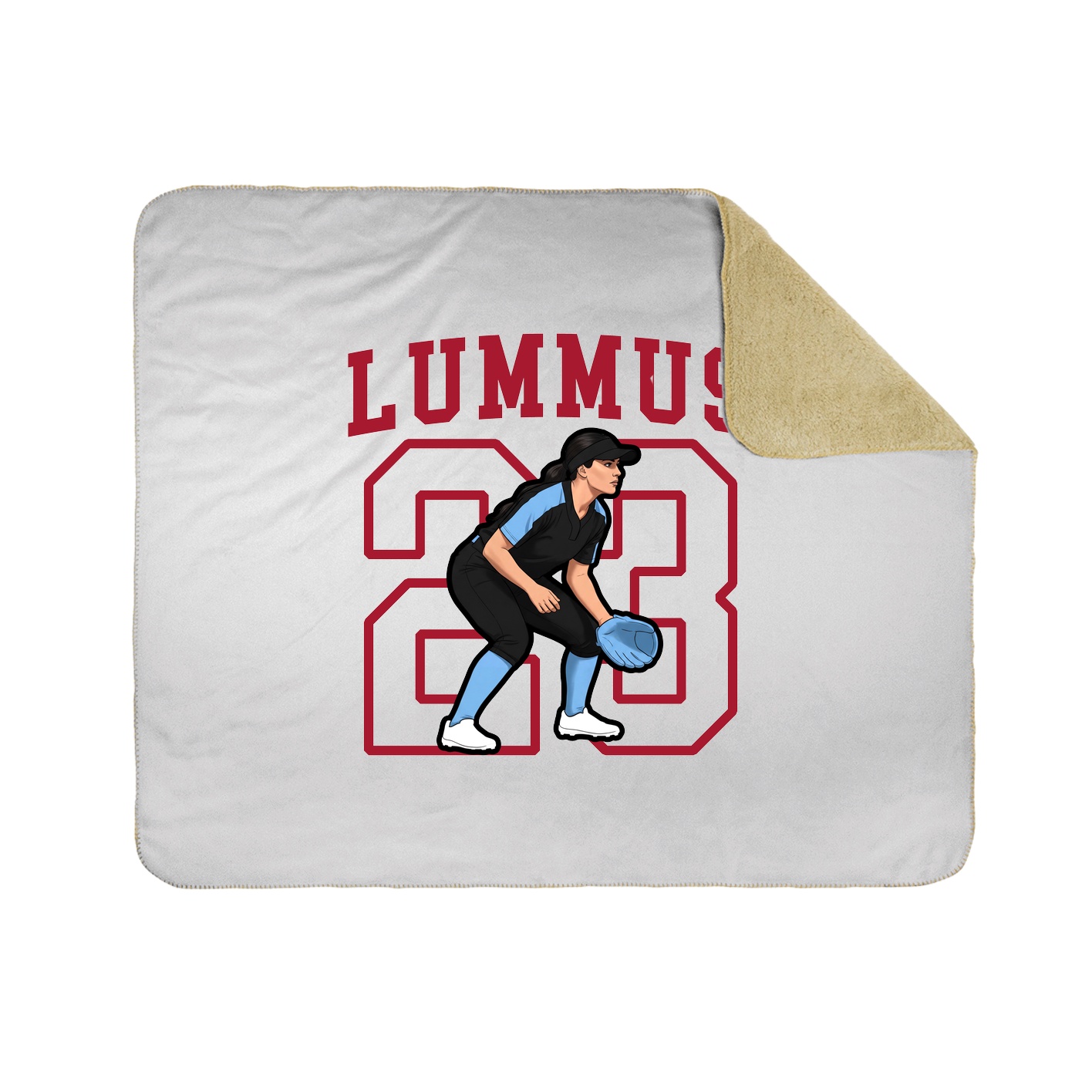Throw Blanket — Shirsey in White
